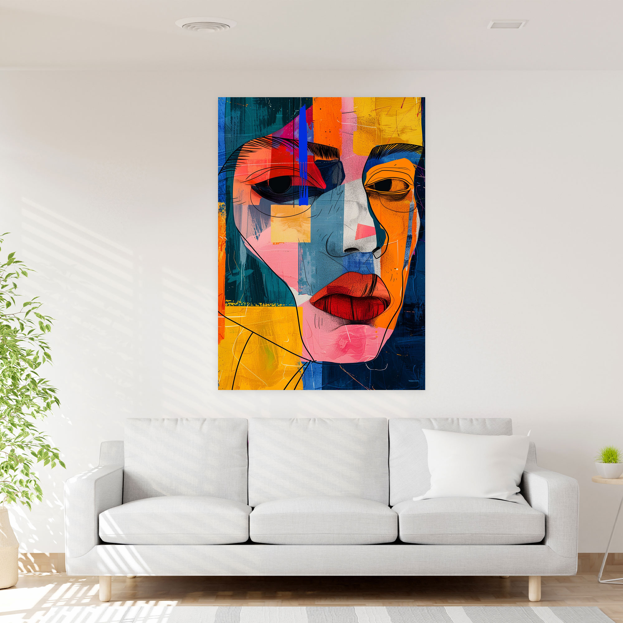 Cubism Wall Decoration Canvas Print - Cubism, Home Decoration, Canvas Wall Art, Wall Decoration