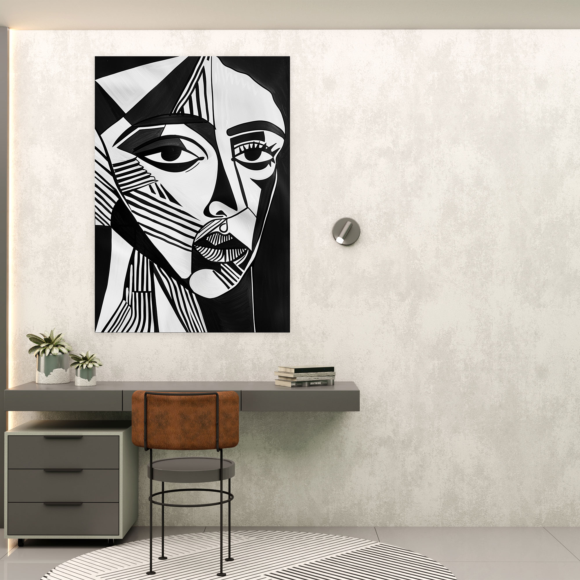 Picasso Inspired Cubism Wall Art - Cubism, Canvas, Home Decoration, Cubism