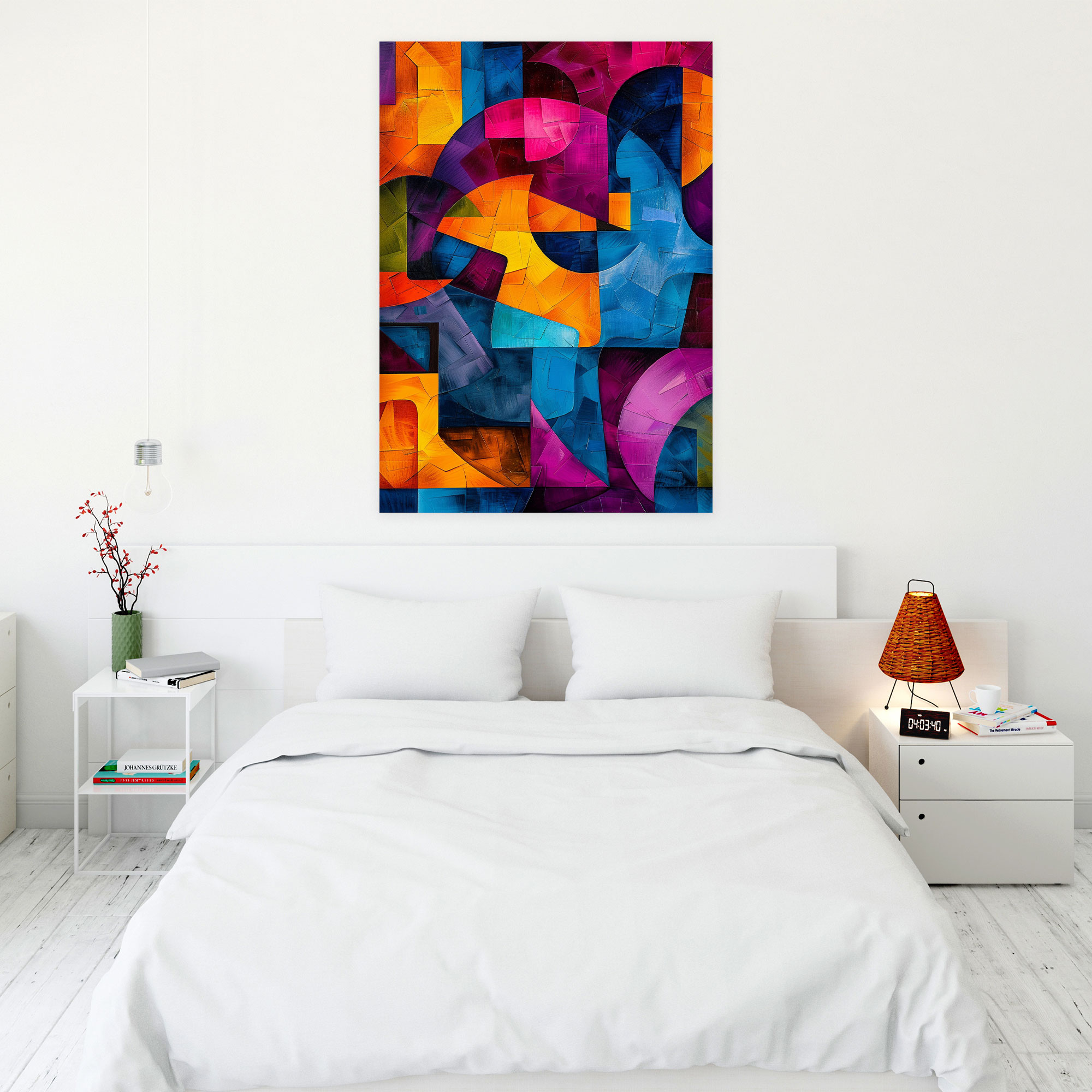 Cubism Abstract Shapes Canvas Print - Cubism, Canvas, Cubism, Canvas Wall Art
