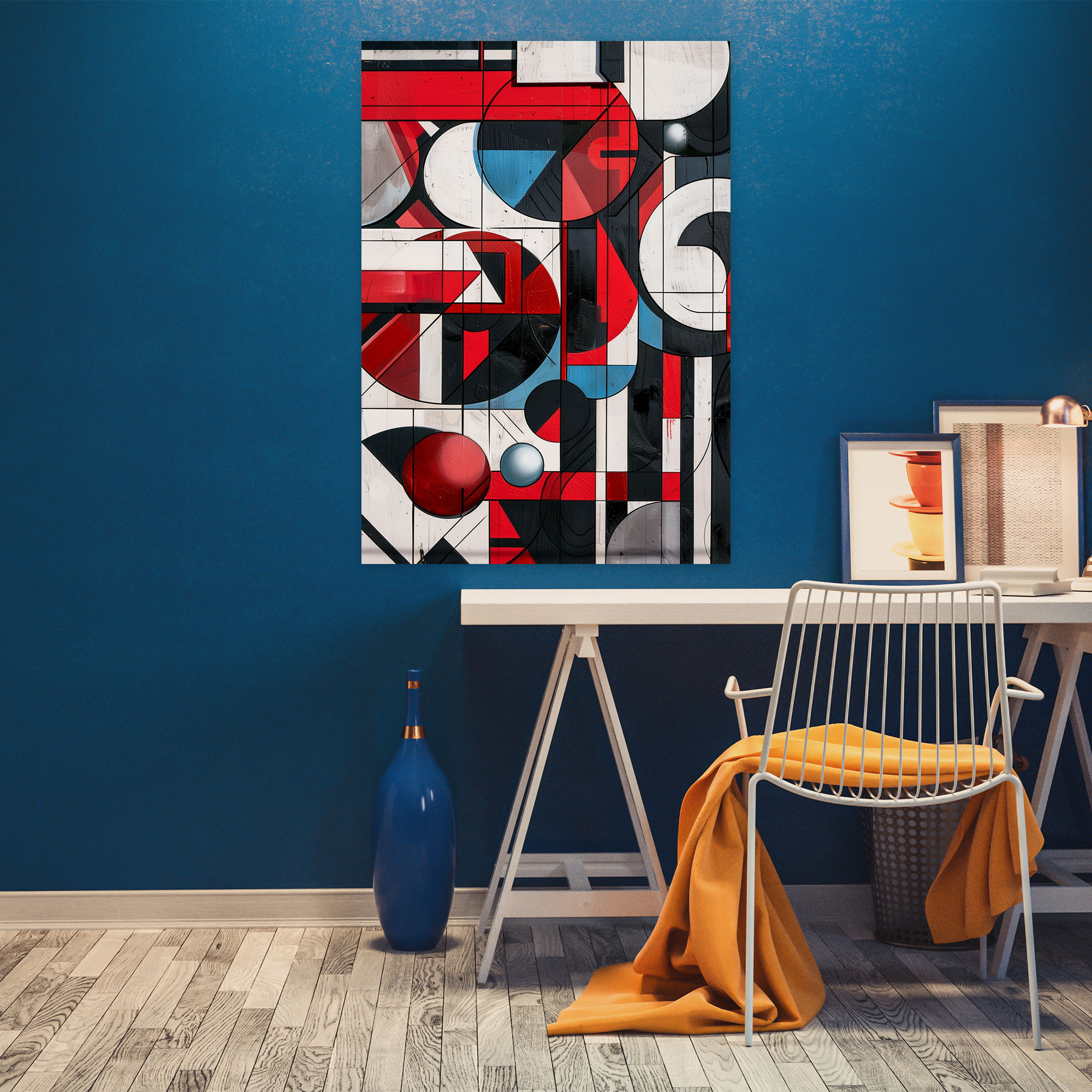 Geometric Cubism Wall Decoration - Cubism, Cubism, Wall Art, Canvas