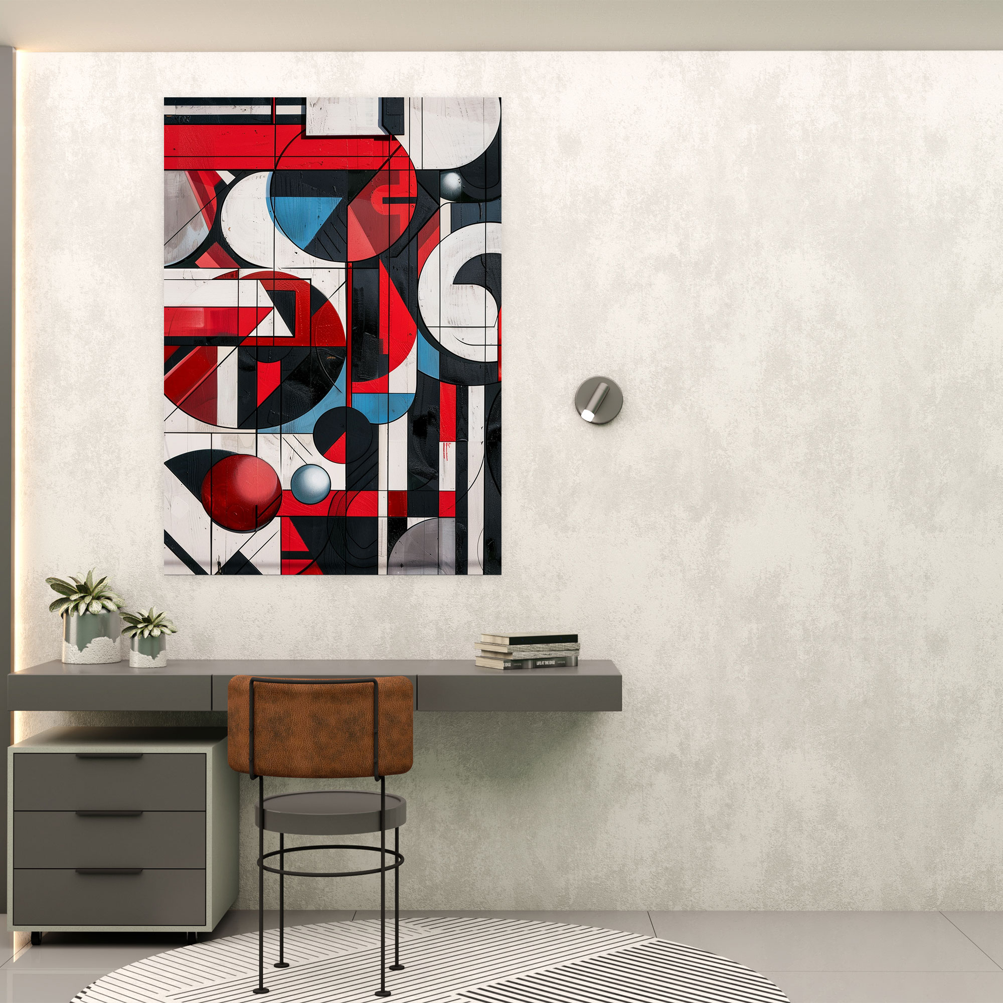 Geometric Cubism Wall Decoration - Cubism, Cubism, Wall Art, Canvas
