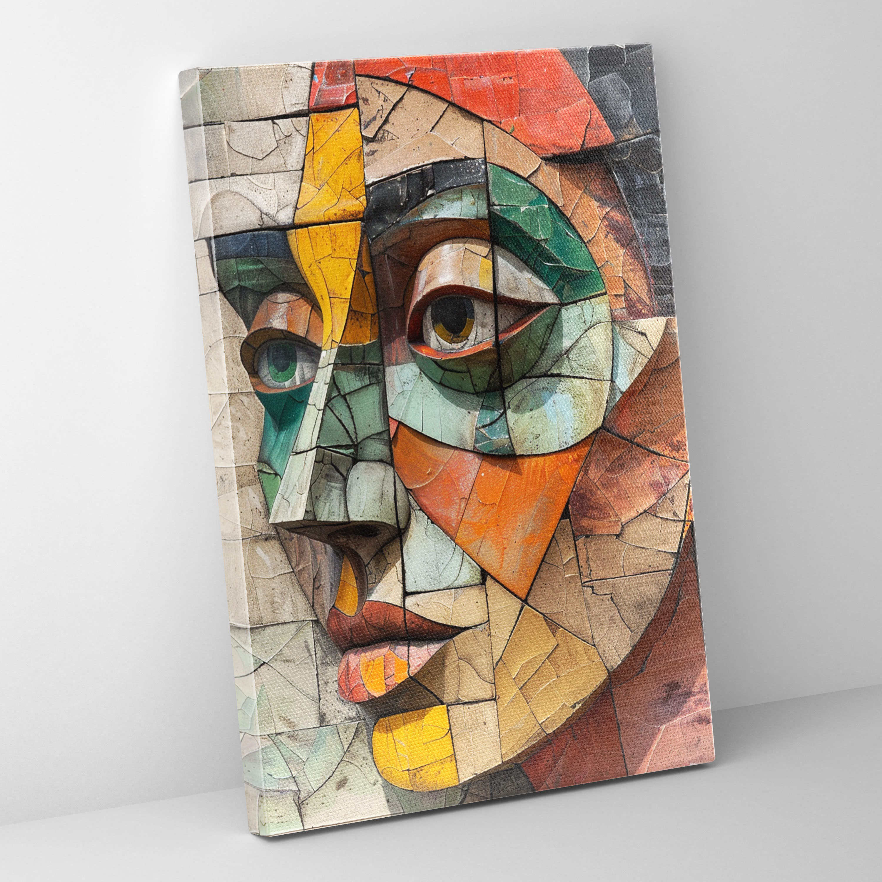 Fragmented Cubism Wall Art - Cubism, Wall Art, Cubism, Canvas