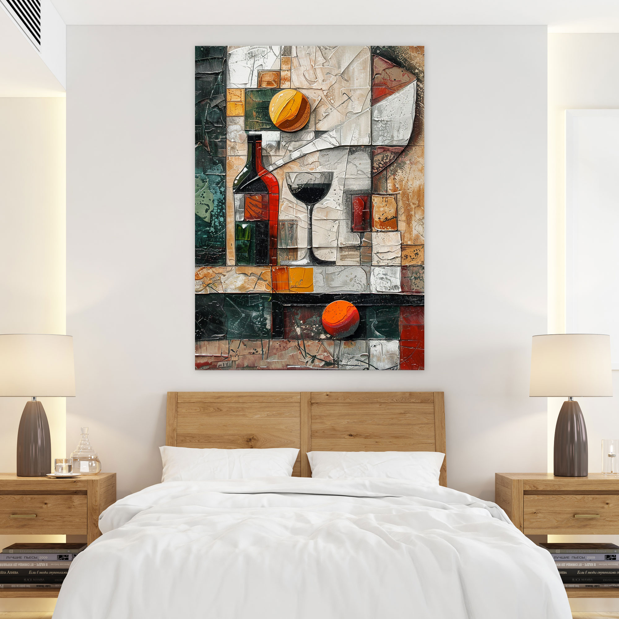 Cubist Still Life Canvas Print - Cubism, Wall Art, Canvas Print, Canvas Wall Art