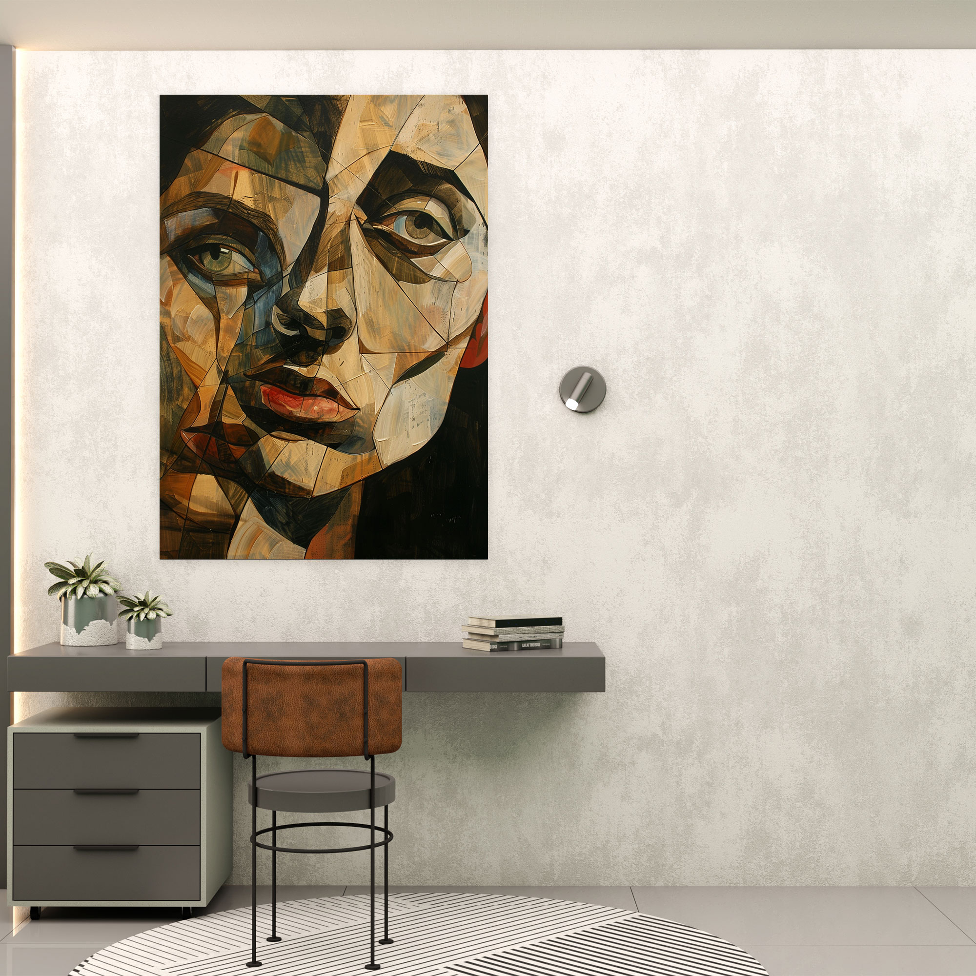 Distorted Cubism Canvas Print - Cubism, Multiple Perspectives, Cubism, Home Decoration