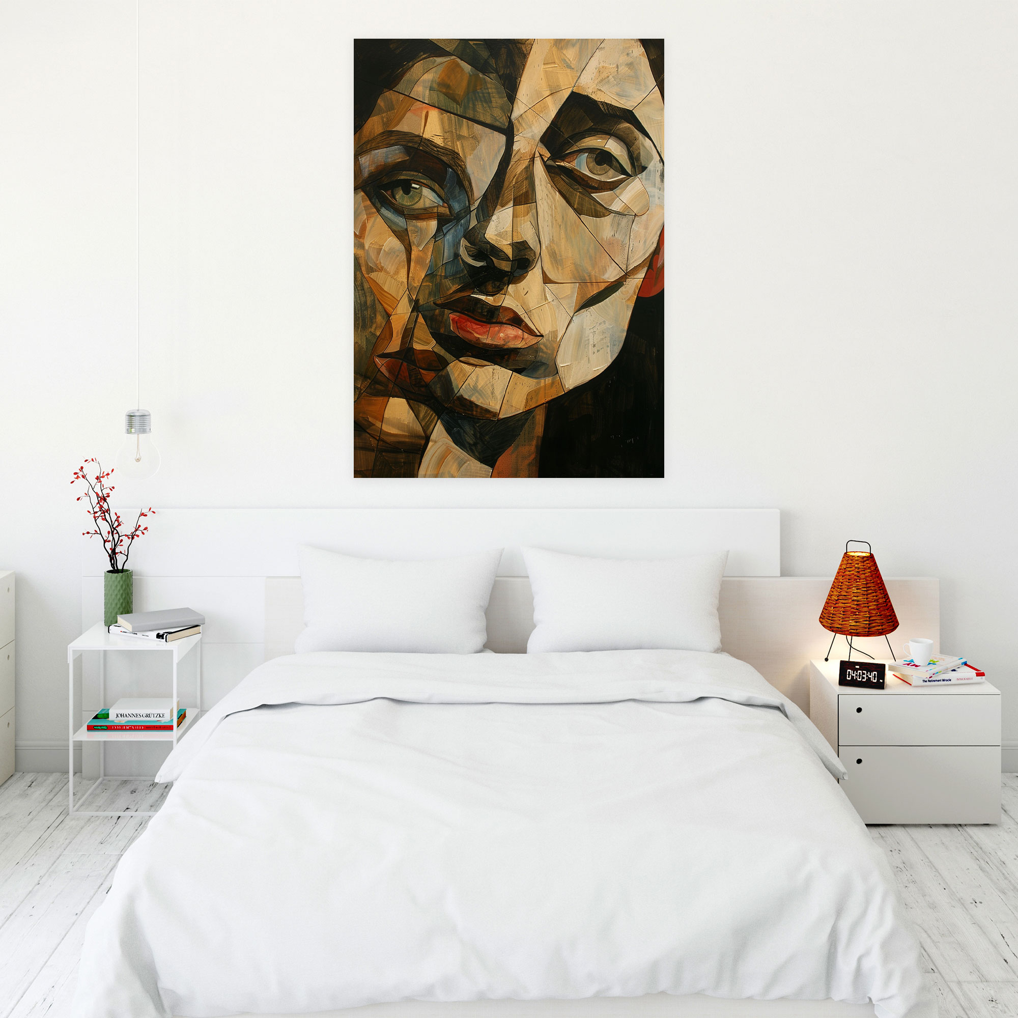 Distorted Cubism Canvas Print - Cubism, Multiple Perspectives, Cubism, Home Decoration