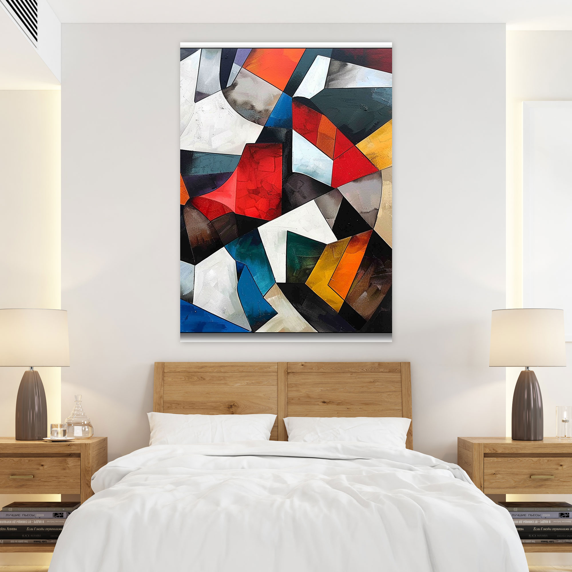 Cubism Animal Motion Canvas Print - Cubism, Home Decoration, Canvas, Wall Art