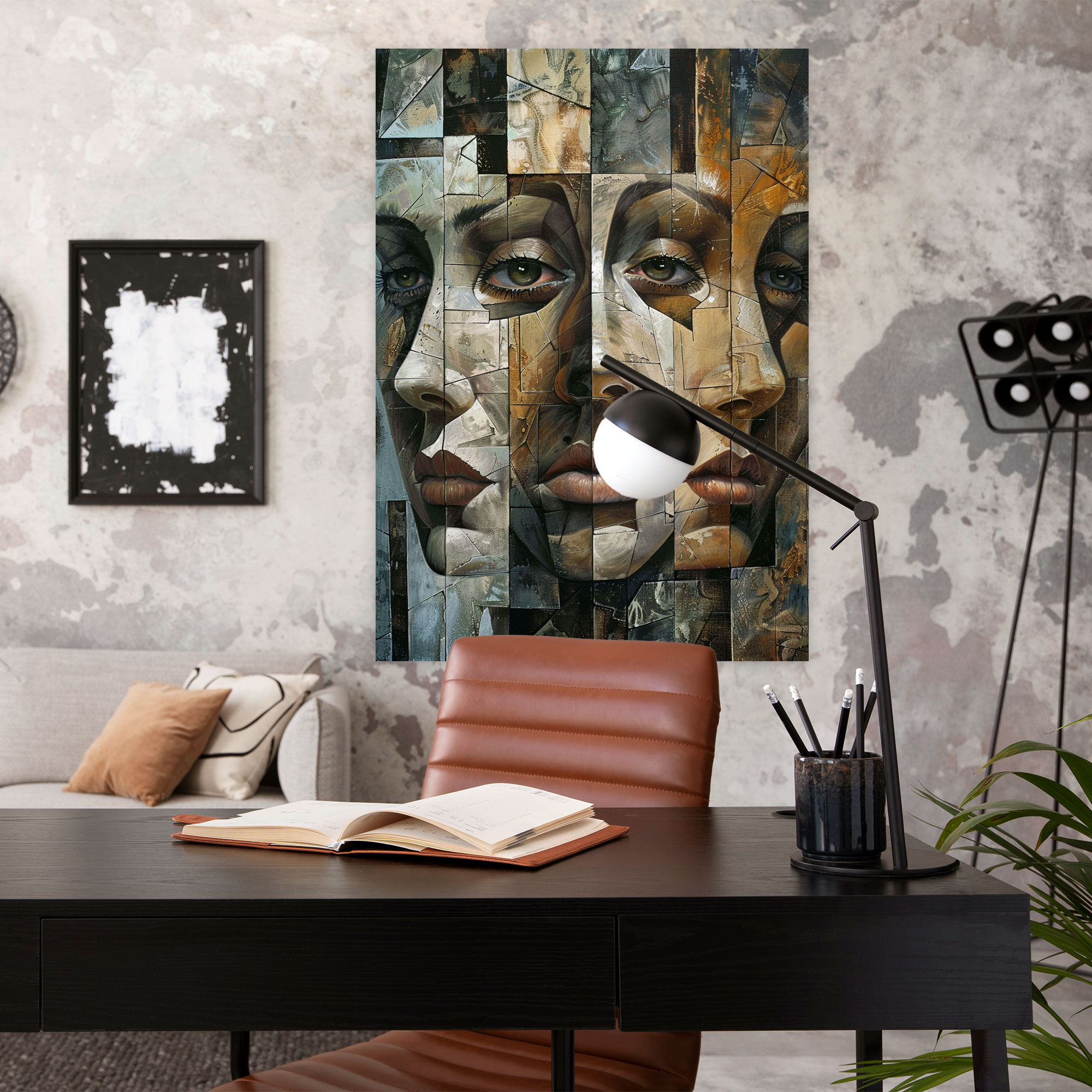 Cubism Faces Canvas Print - Cubism, Cubism, Home Decoration, Canvas Wall Art