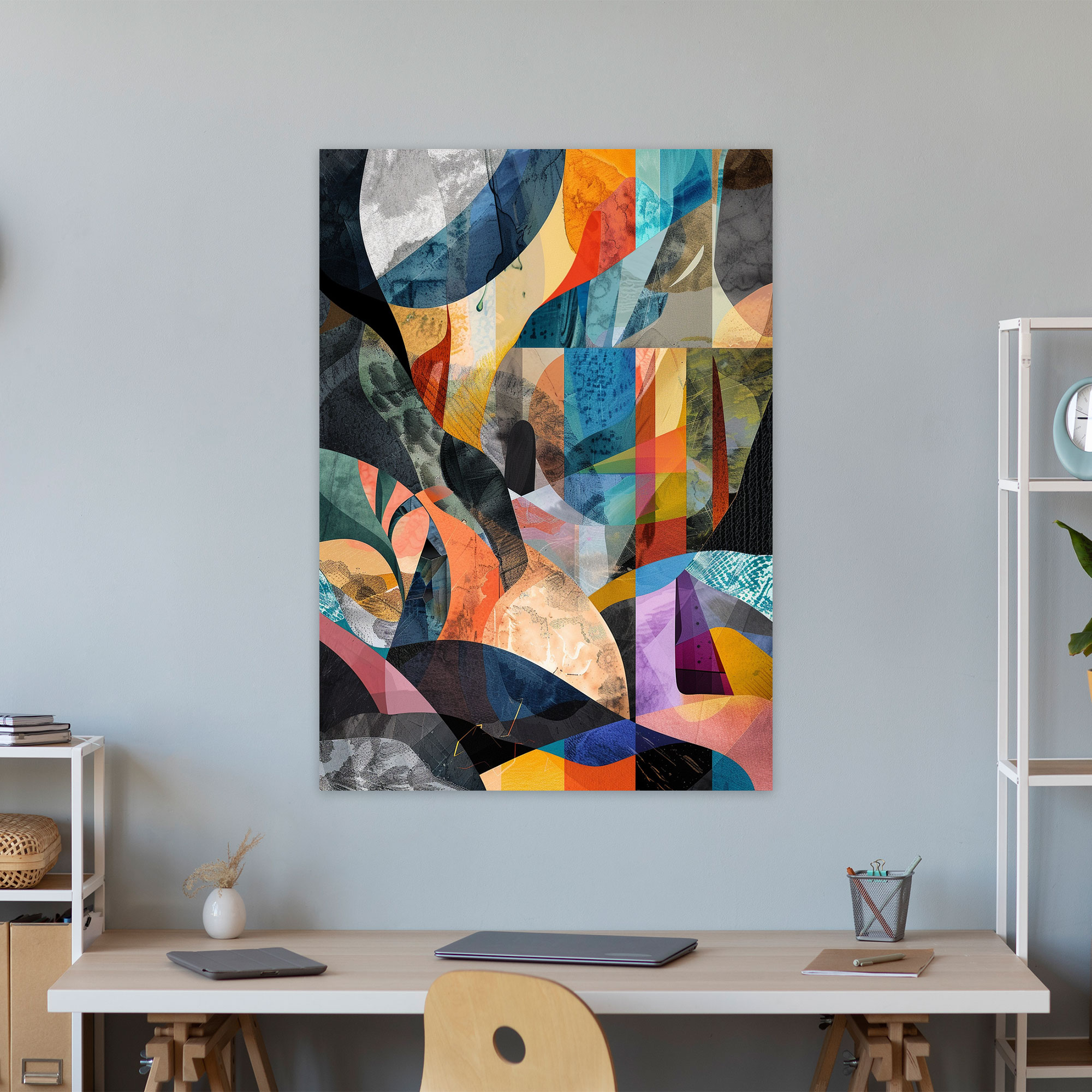 Cubism Nature Wall Art - Cubism, Cubism, Canvas, Home Decoration