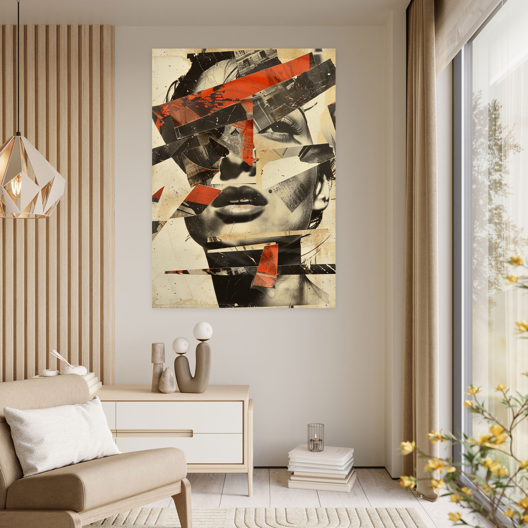 Cubism Vintage Canvas Print - Cubism, Home Decoration, Canvas Print, Canvas