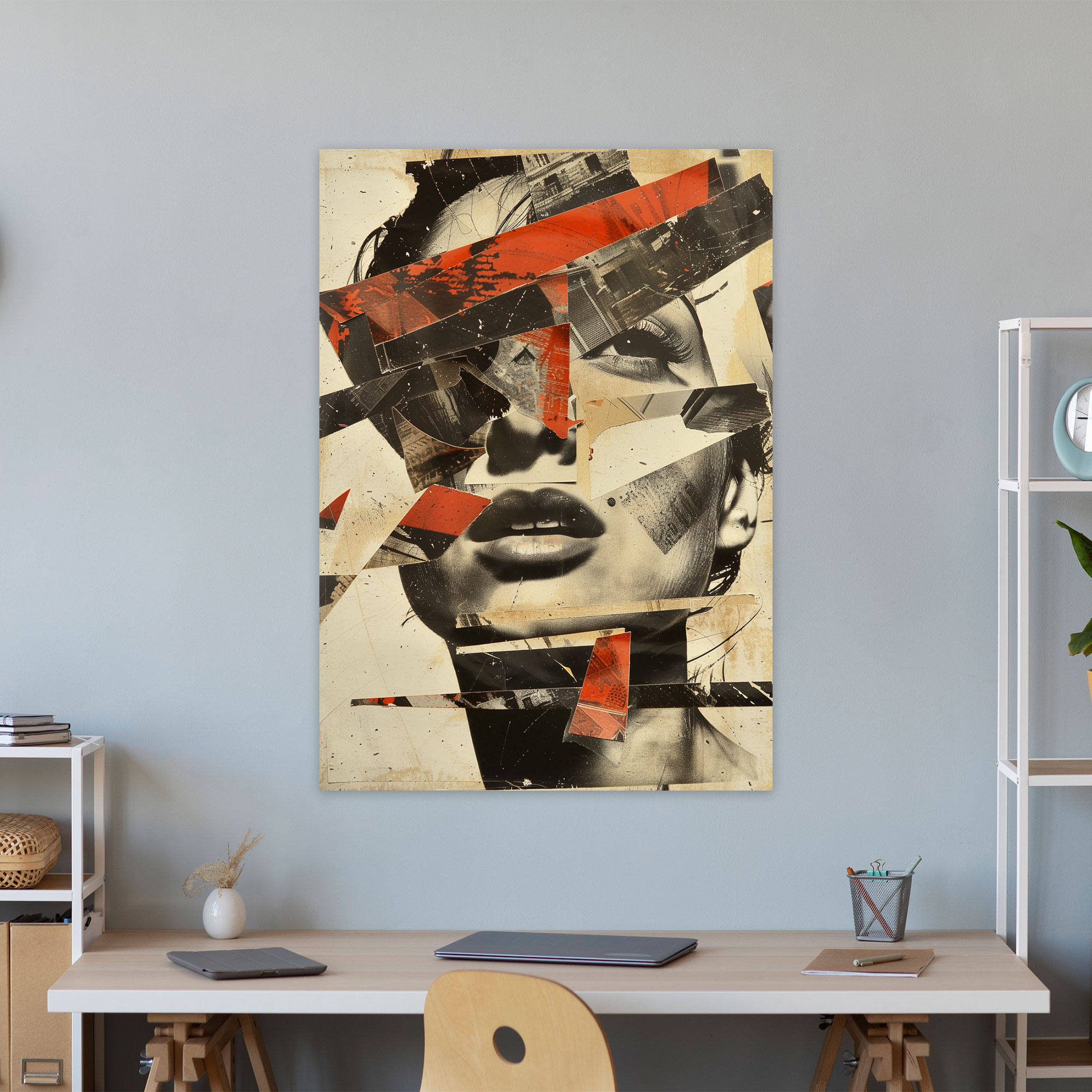 Cubism Vintage Canvas Print - Cubism, Home Decoration, Canvas Print, Canvas