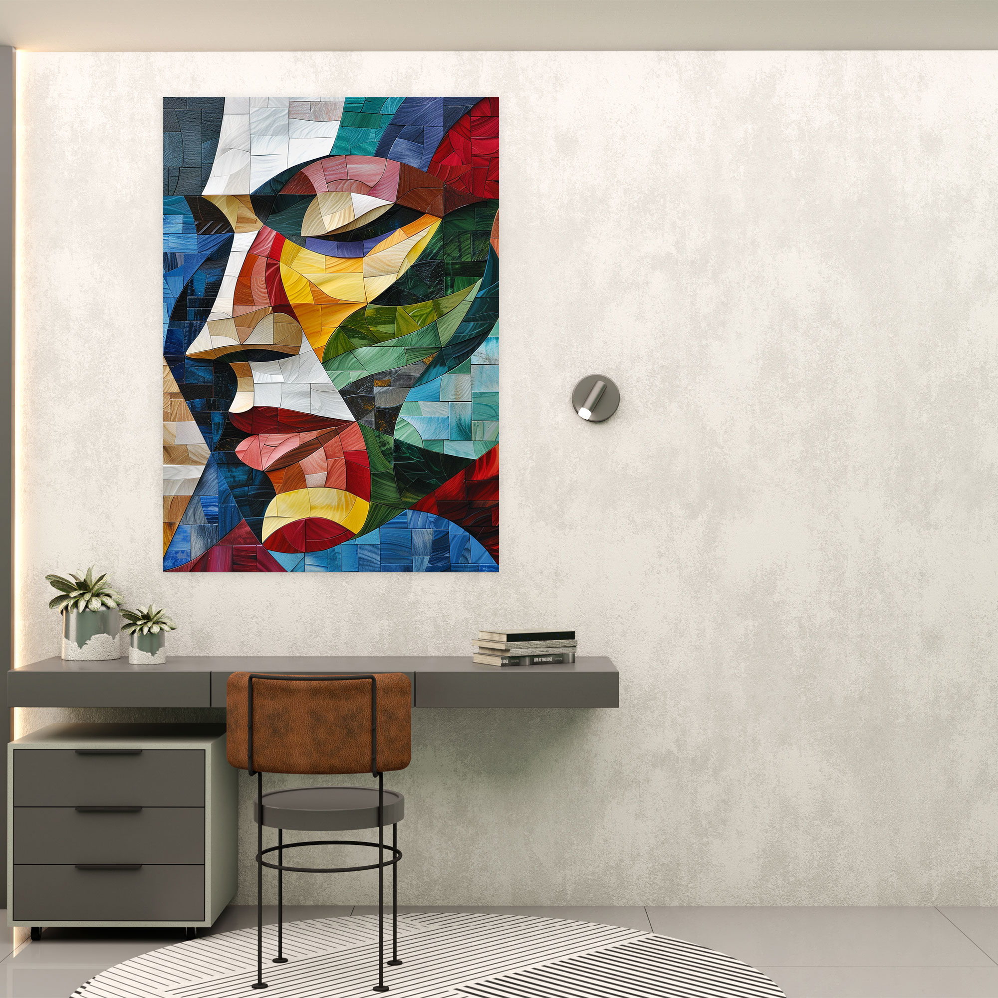 Colorful Cubism Wall Art - Cubism, Wall Art, Cubism, Home Decoration