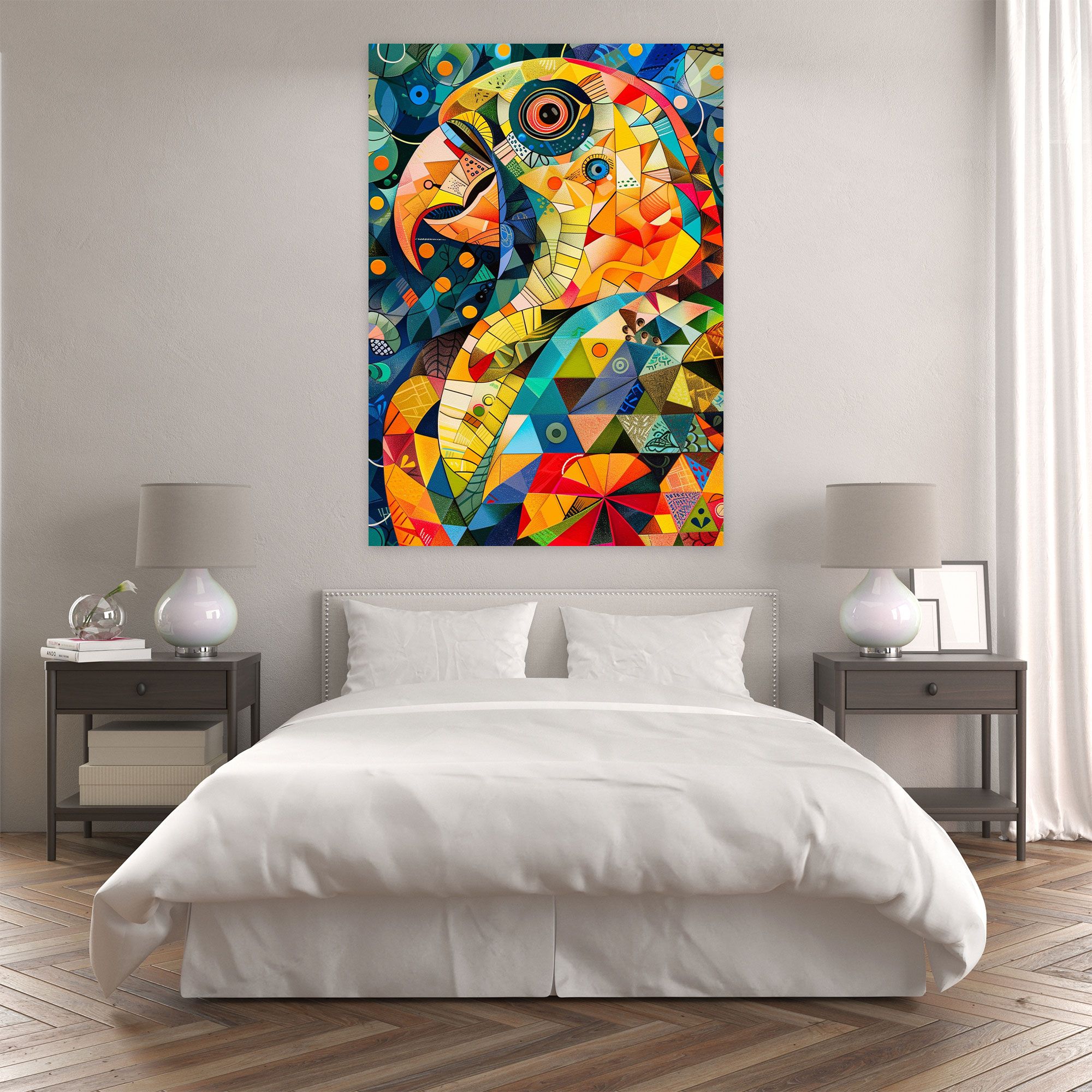 Cubism Animals Wall Decoration - Cubism, Cubism, Home Decoration, Canvas