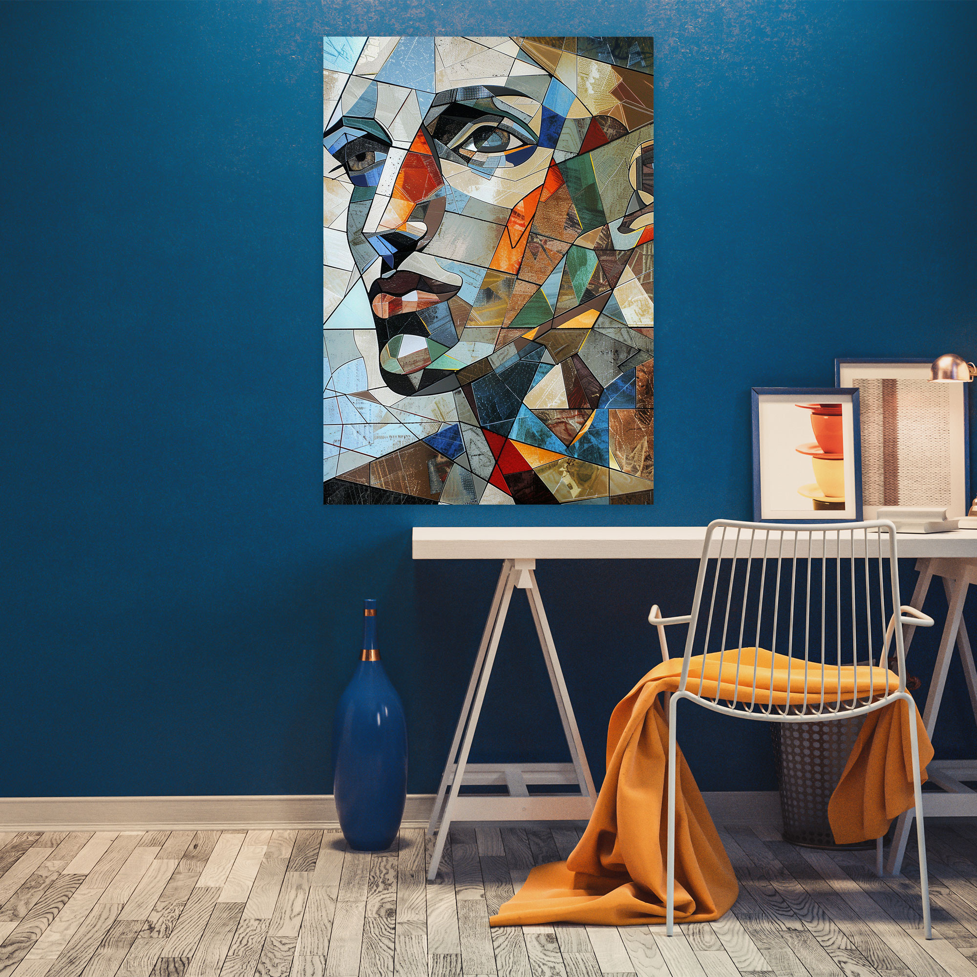 Abstract Cubism Wall Art - Cubism, Wall Art, Canvas, Wall Decoration