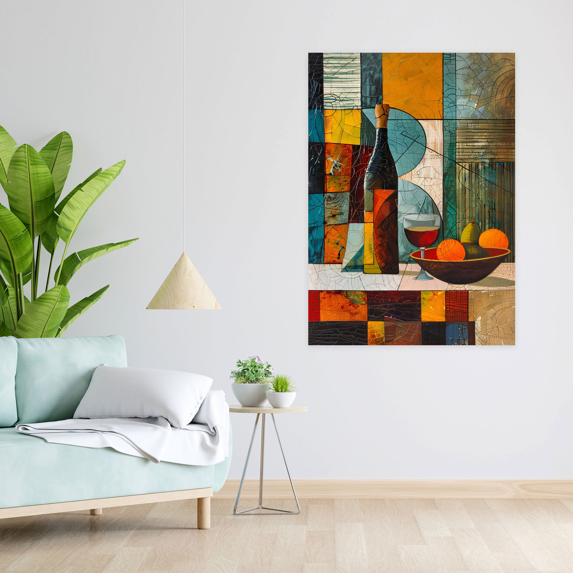 Cubism Still Life Canvas Print - Cubism, Canvas Print, Wall Art, Canvas