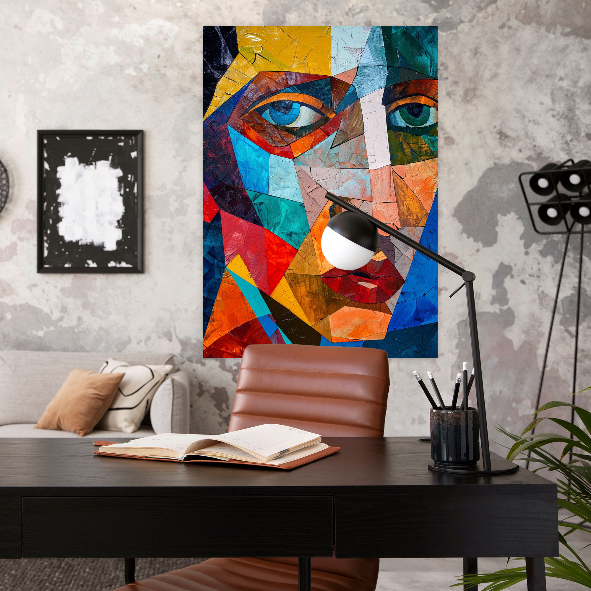 Bold Cubism Canvas Print - Cubism, Wall Decoration, Canvas, Home Decoration