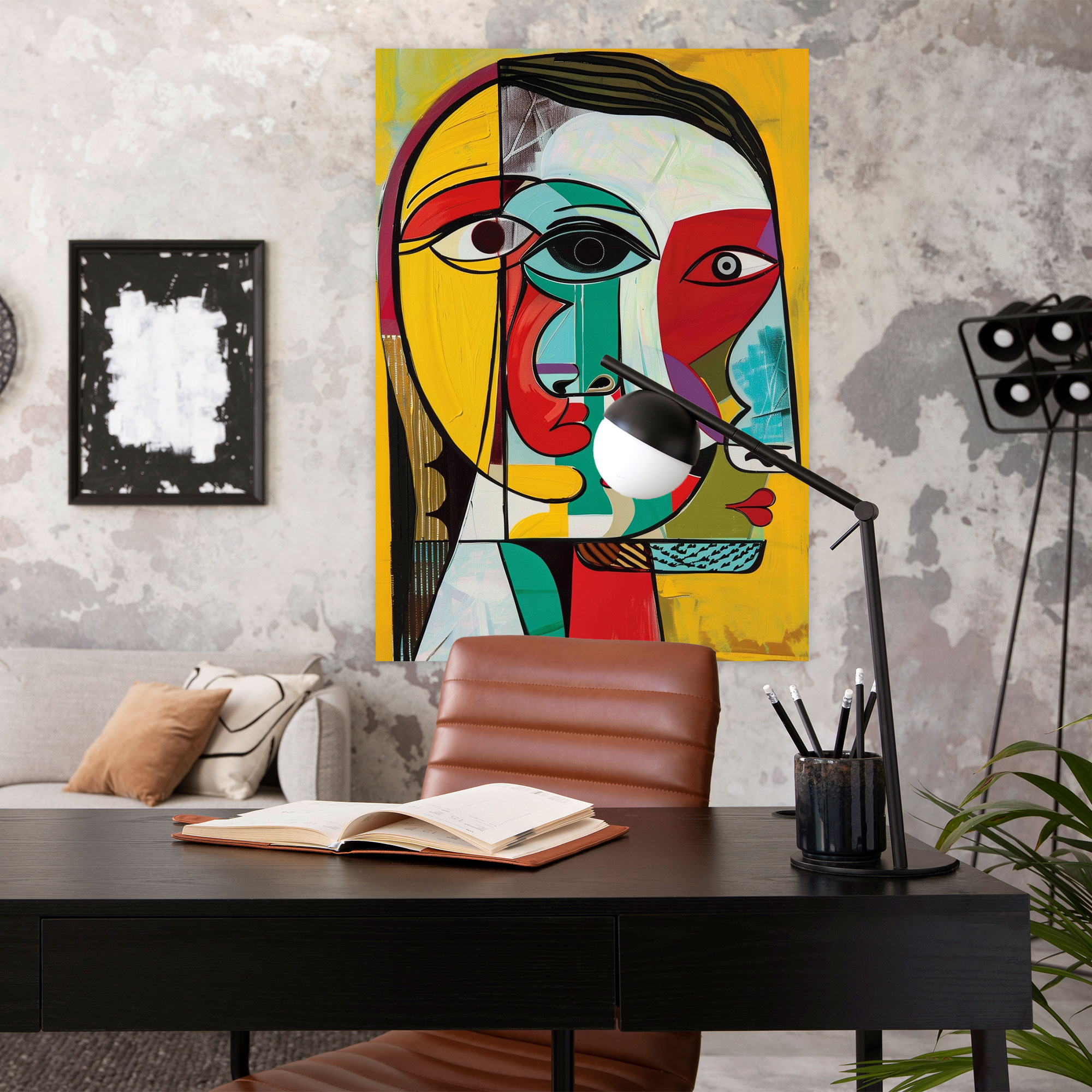 Cubism Picasso Figures Canvas Print - Cubism, Canvas Wall Art, Wall Decoration, Home Decoration
