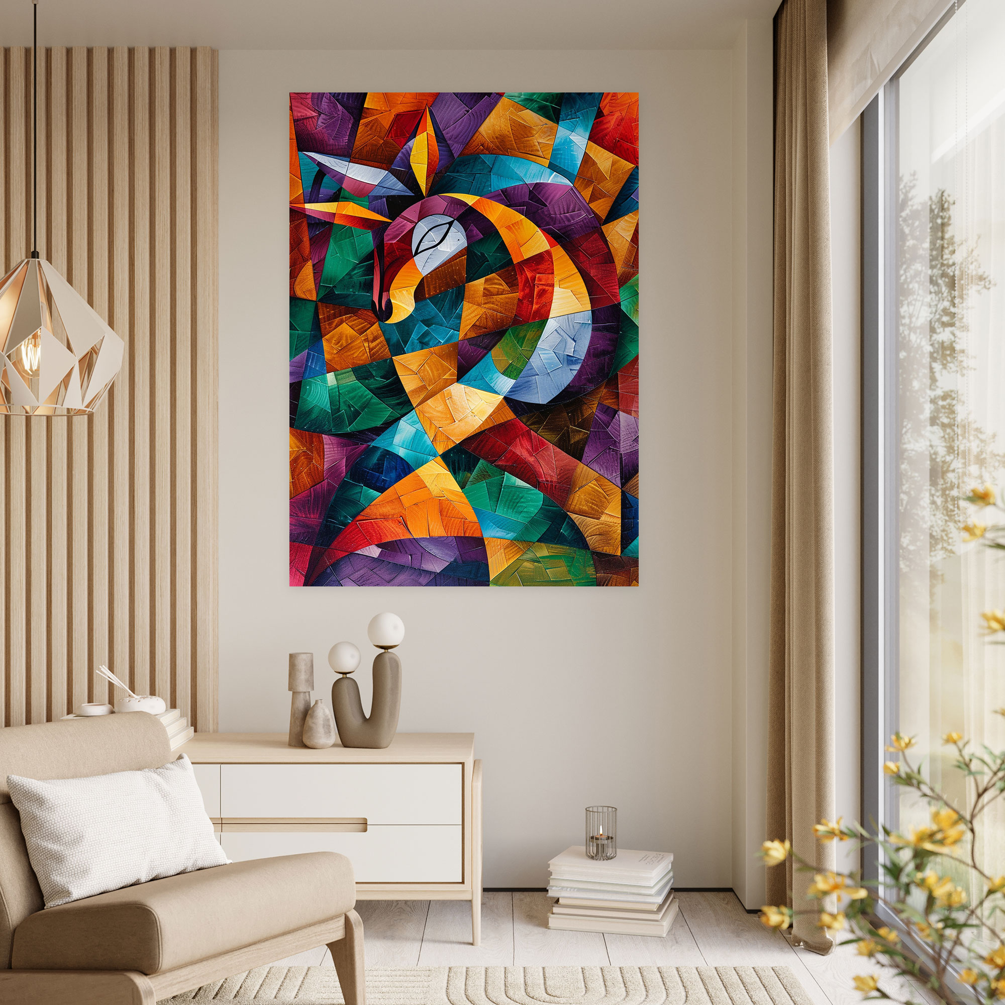 Cubism Canvas Print - Cubism, Wall Art, Cubist Animals, Wall Decoration
