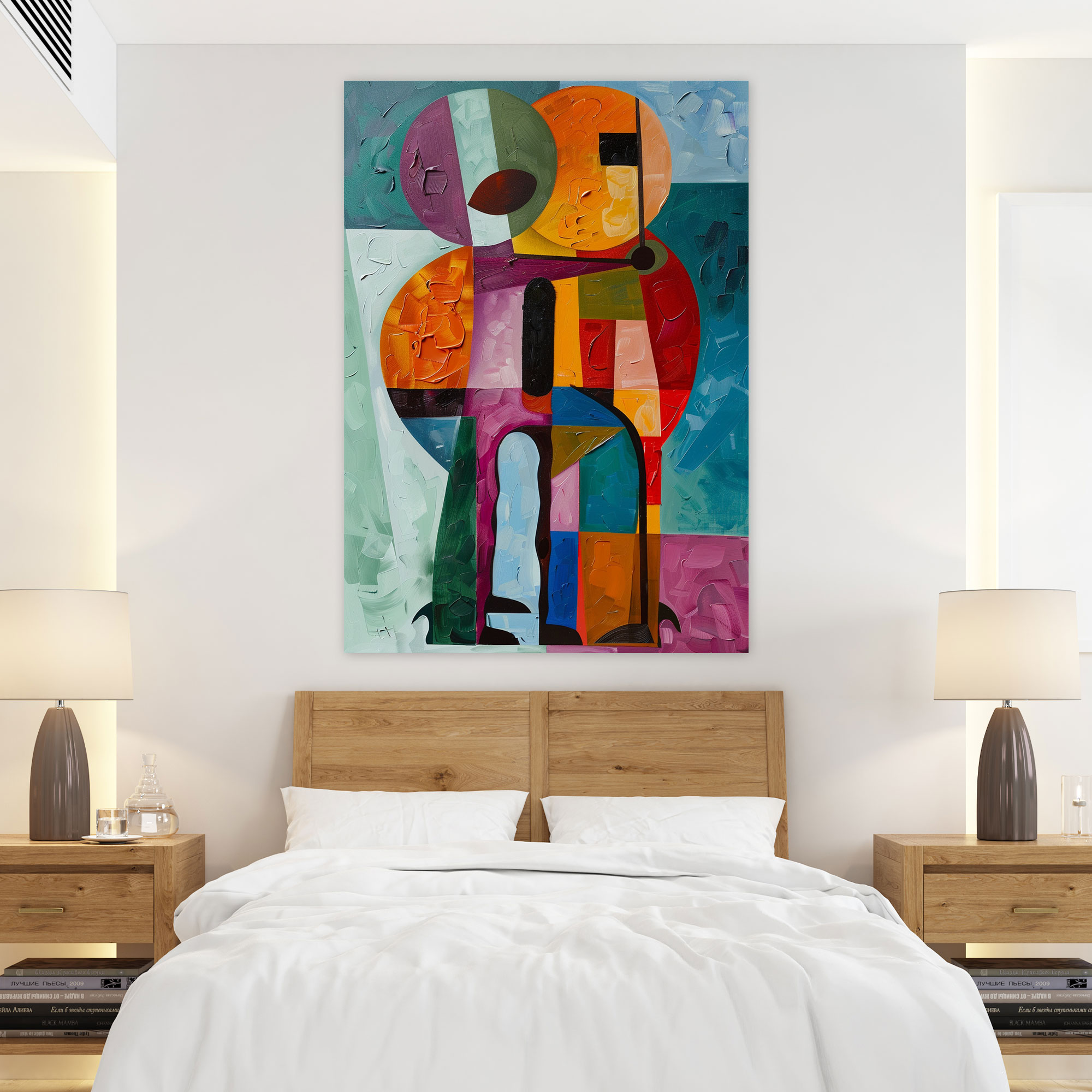 Cubism Canvas Print Wall Art - Cubism, Canvas Print, Wall Decoration, Bright Colors
