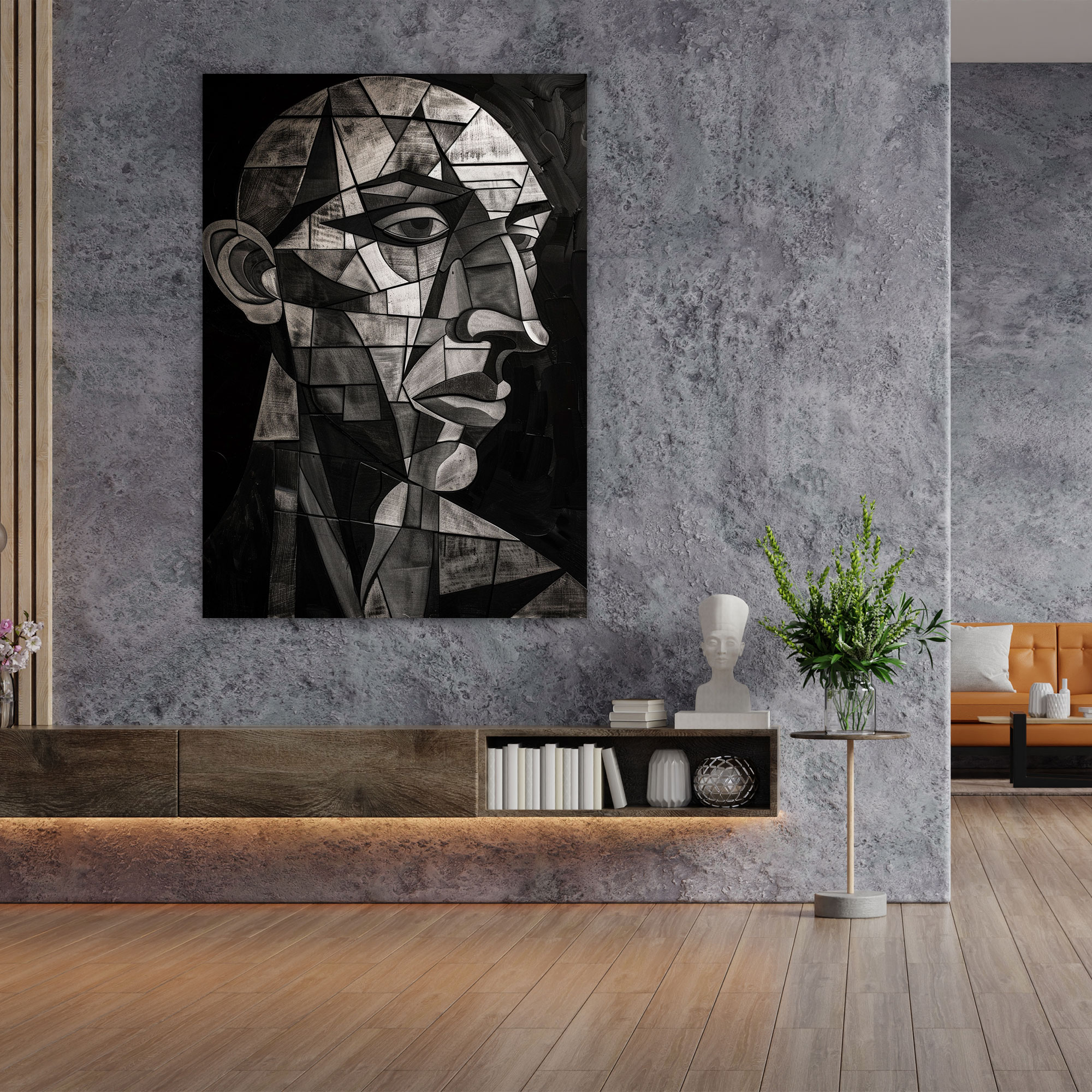 Cubism Portrait Wall Art - Cubism, Cubism, Canvas Wall Art, Wall Decoration