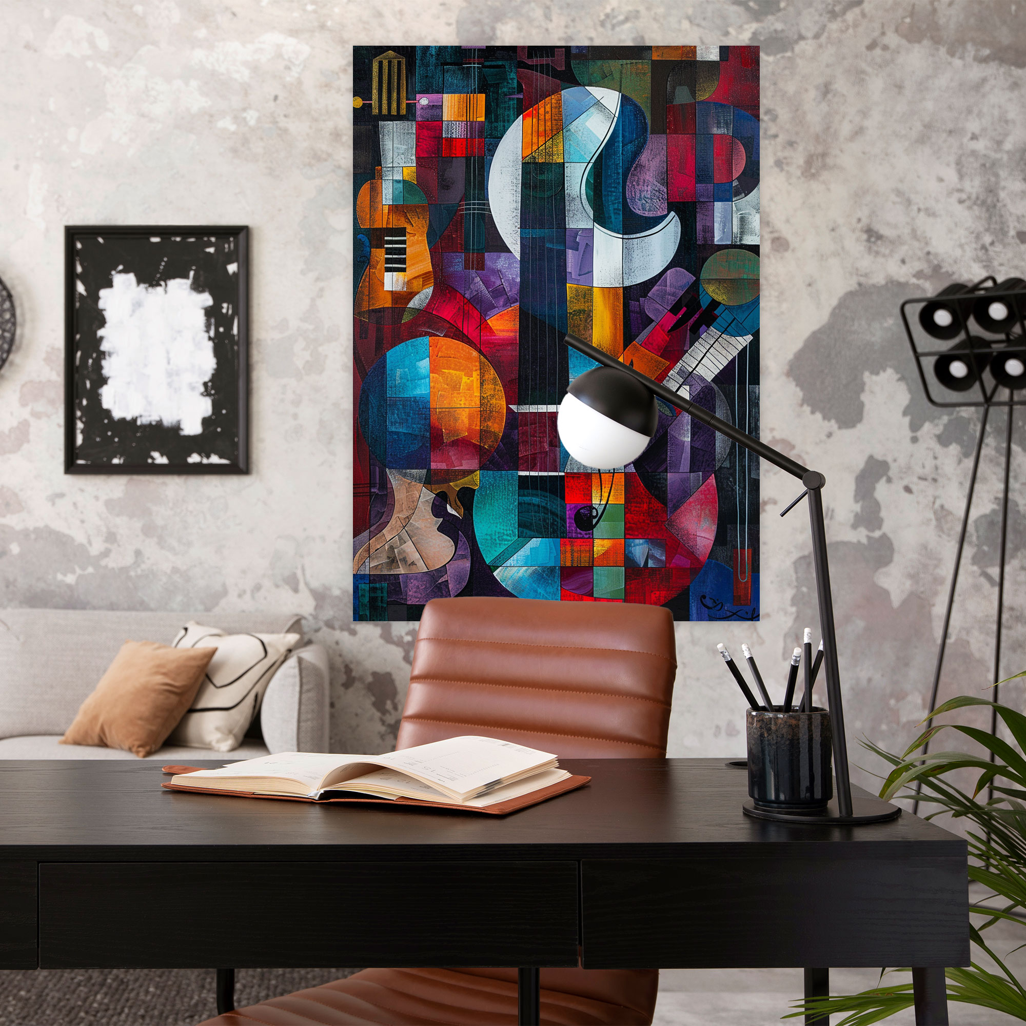 Cubism Music Wall Art - Cubism, Wall Art, Canvas Wall Art, Canvas