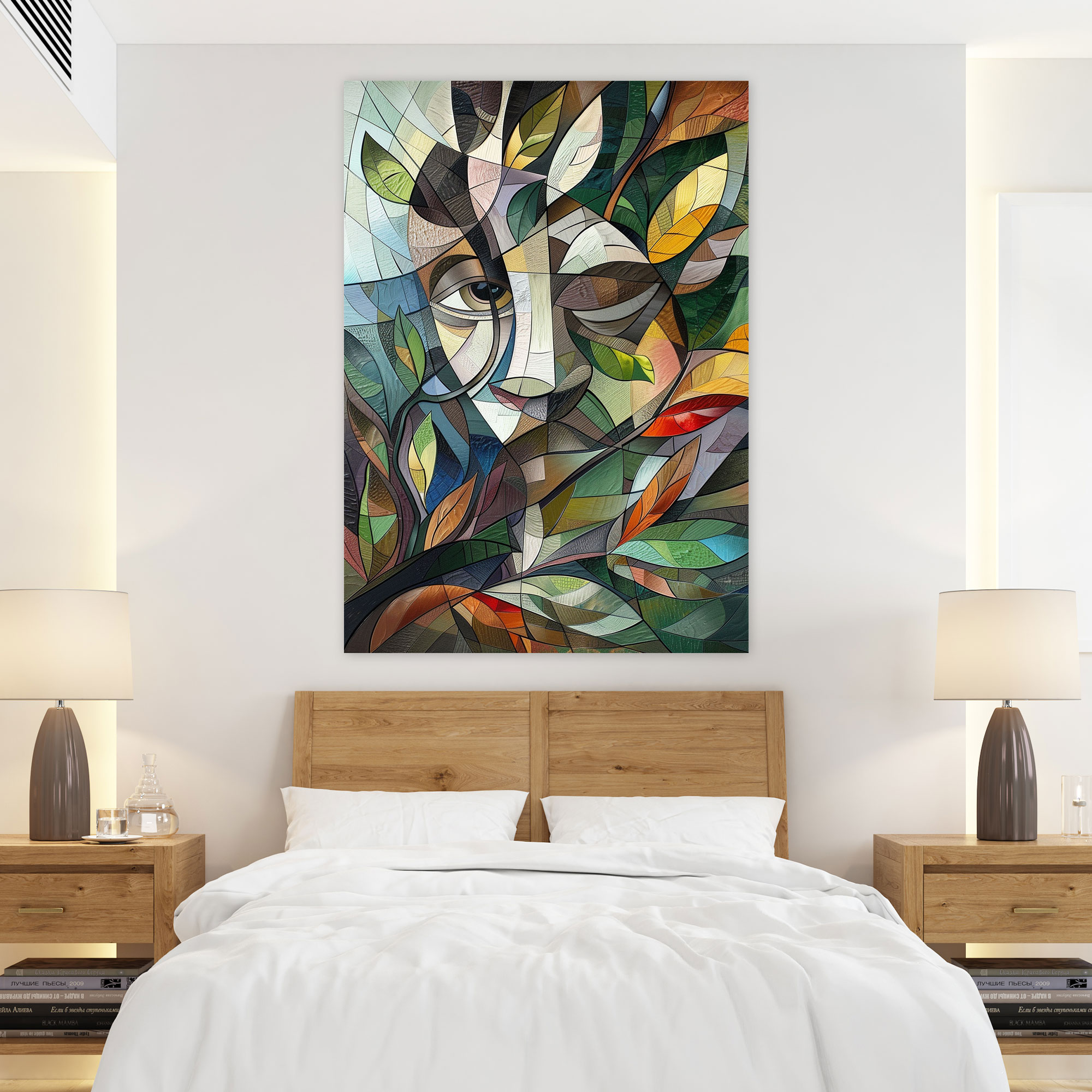 Cubism Nature Canvas Print - Cubism, Canvas Print, Canvas Wall Art, Wall Art