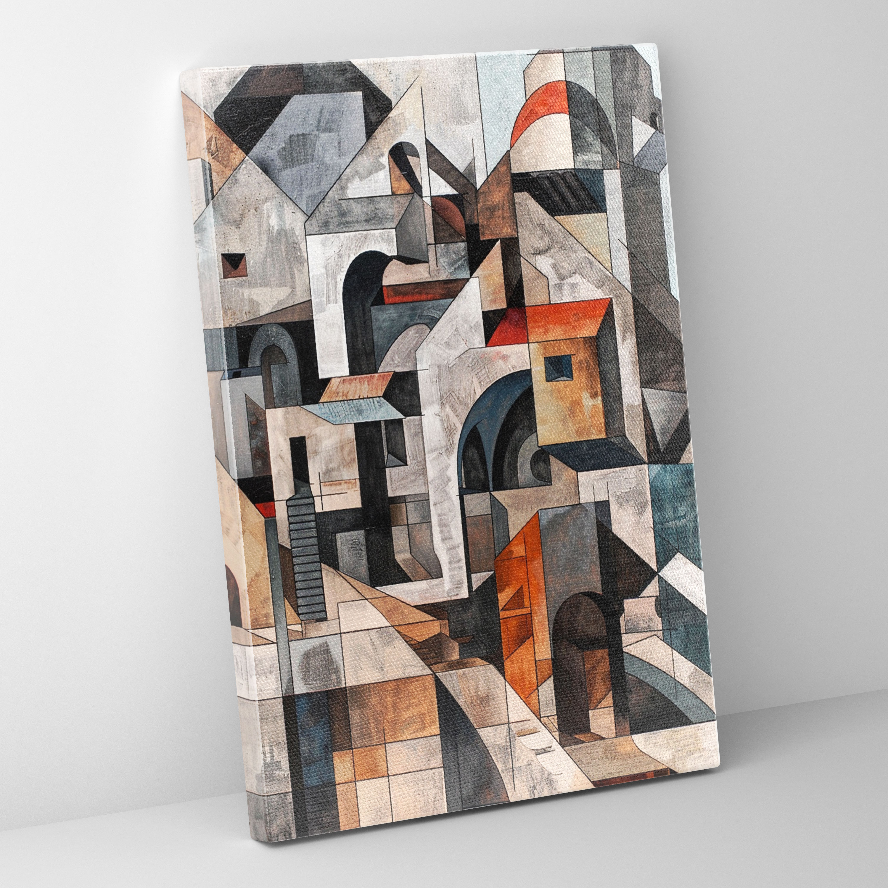 Cubism Architecture Wall Decoration - Cubism, Cubism, Home Decoration, Wall Decoration