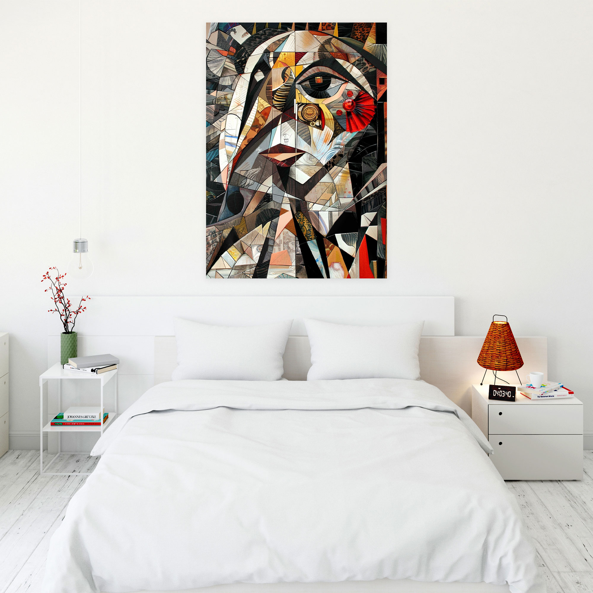Cubism Animals Canvas Print - Cubism, Collage, Cubism, Home Decoration