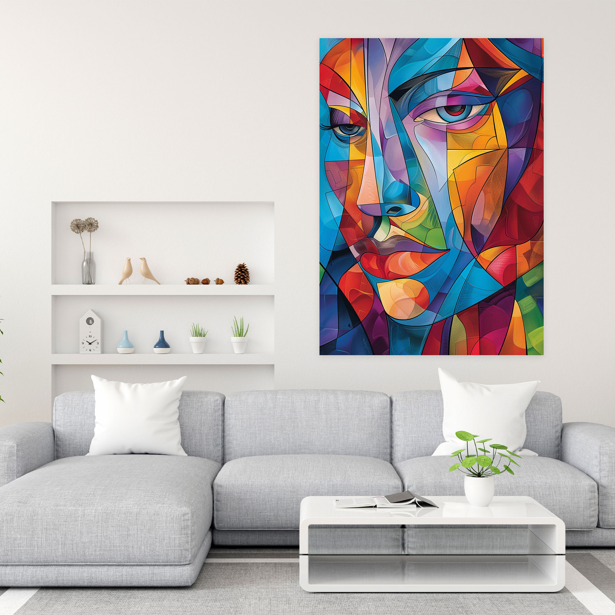 Cubism Canvas Print - Cubism, Wall Decoration, Wall Art, Home Decoration