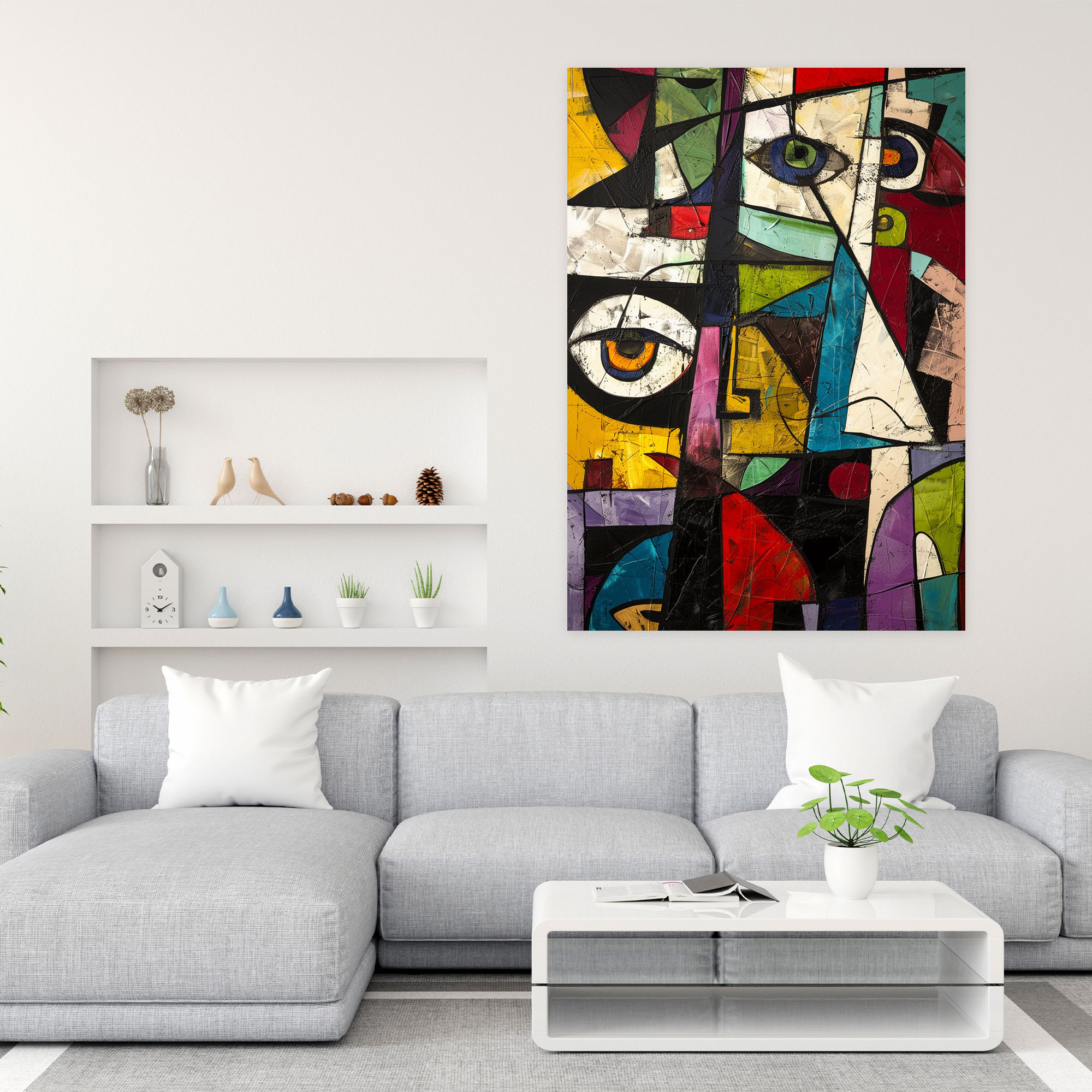Cubism Wall Decoration - Cubism, Canvas Wall Art, Wall Decoration, Home Decoration