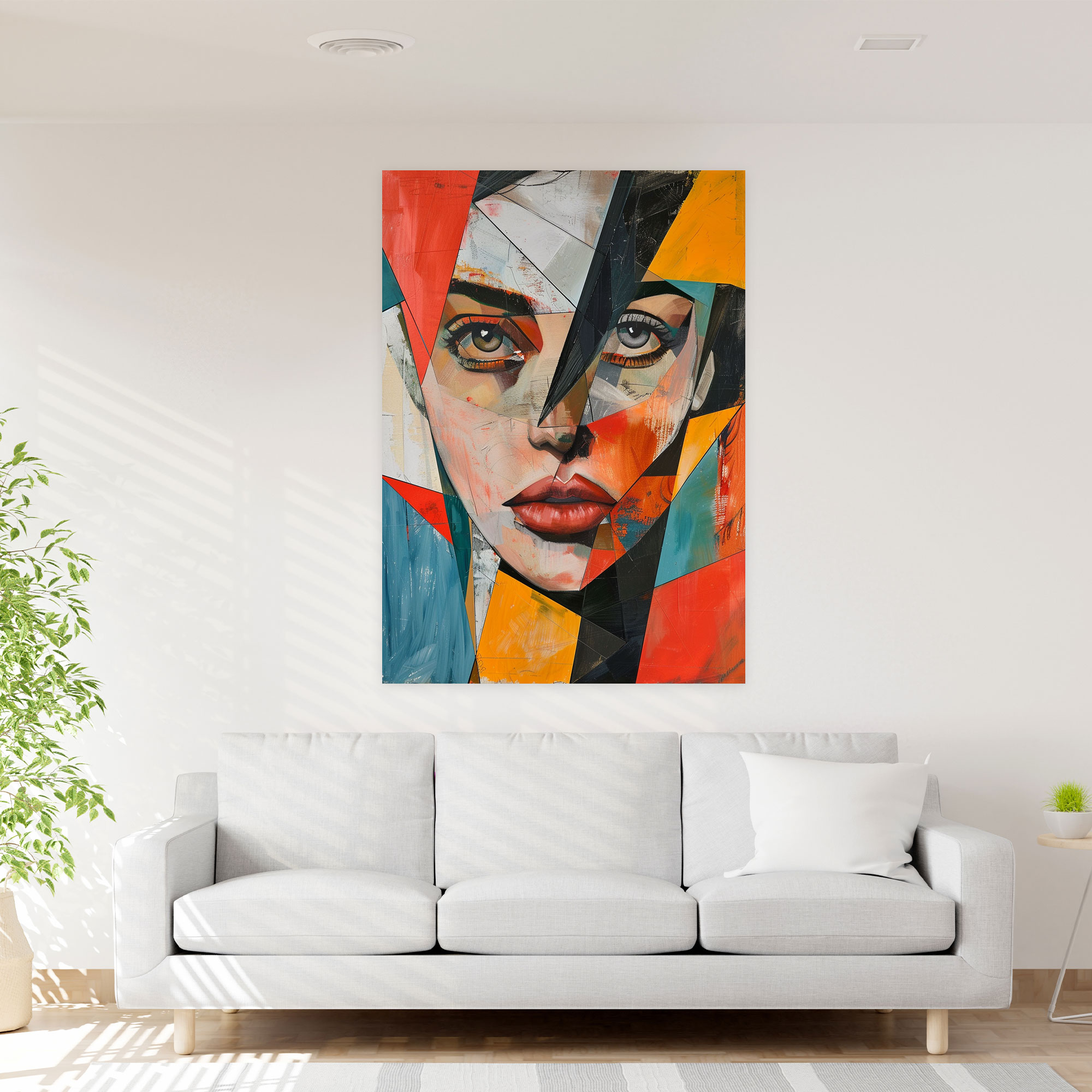 Cubism Perspectives Wall Art - Cubism, Canvas, Canvas Wall Art, Wall Decoration