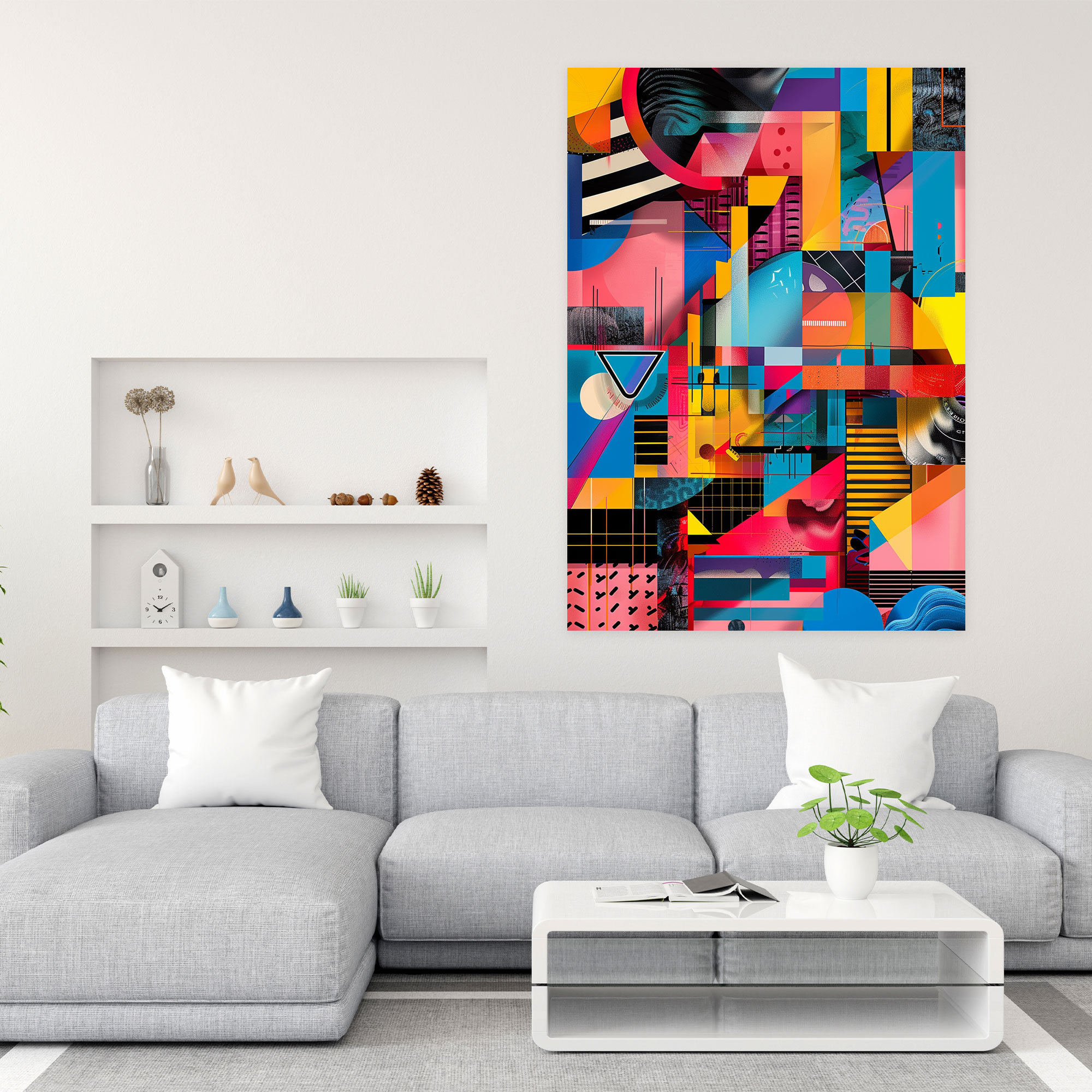 Cubism Revival Canvas Print - Cubism, Cubism, Canvas Wall Art, Canvas