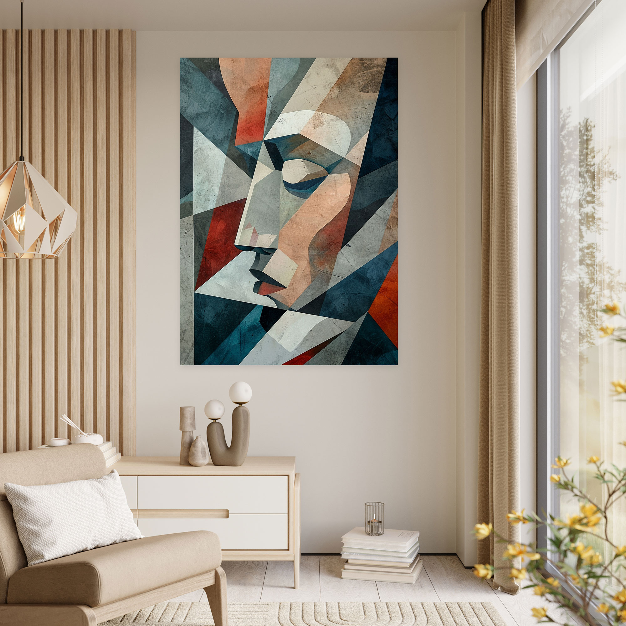Cubism Harmony Wall Art - Cubism, Wall Art, Home Decoration, Cubism
