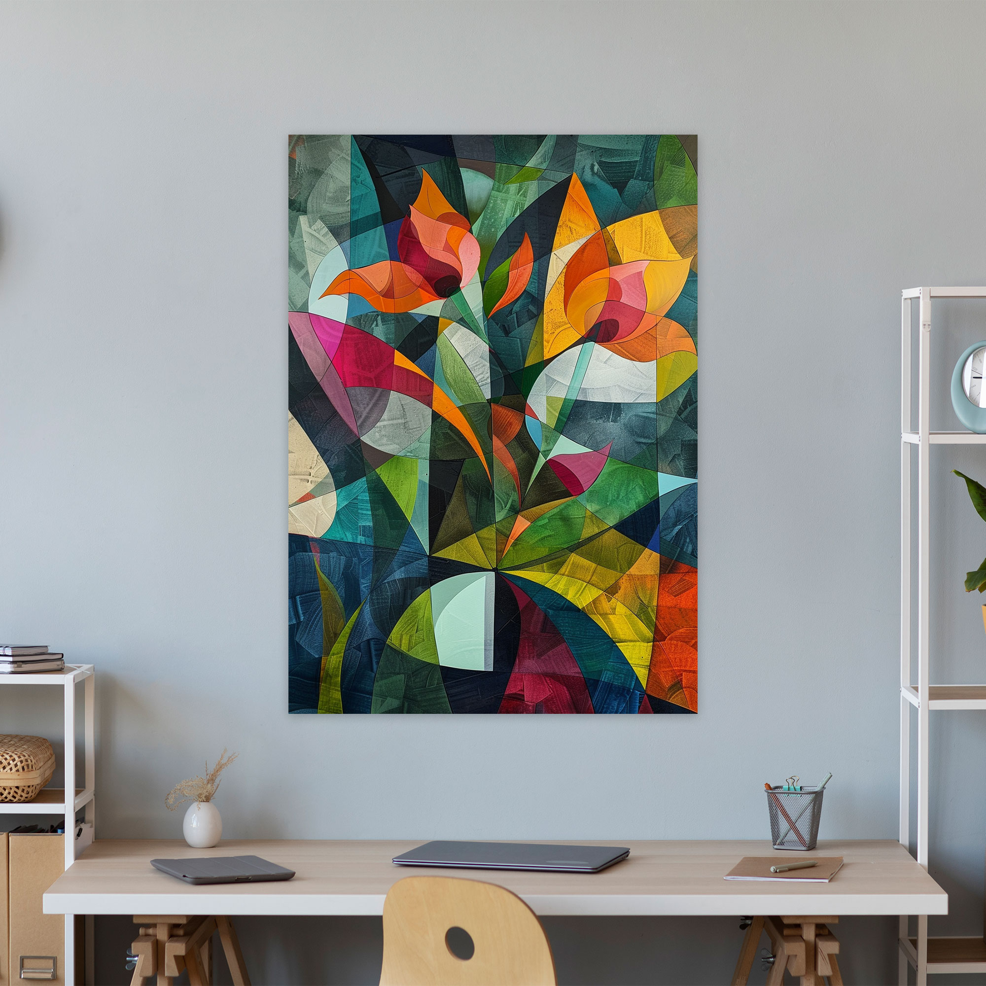 Cubism Nature Wall Art - Cubism, Wall Art, Wall Decoration, Canvas Wall Art