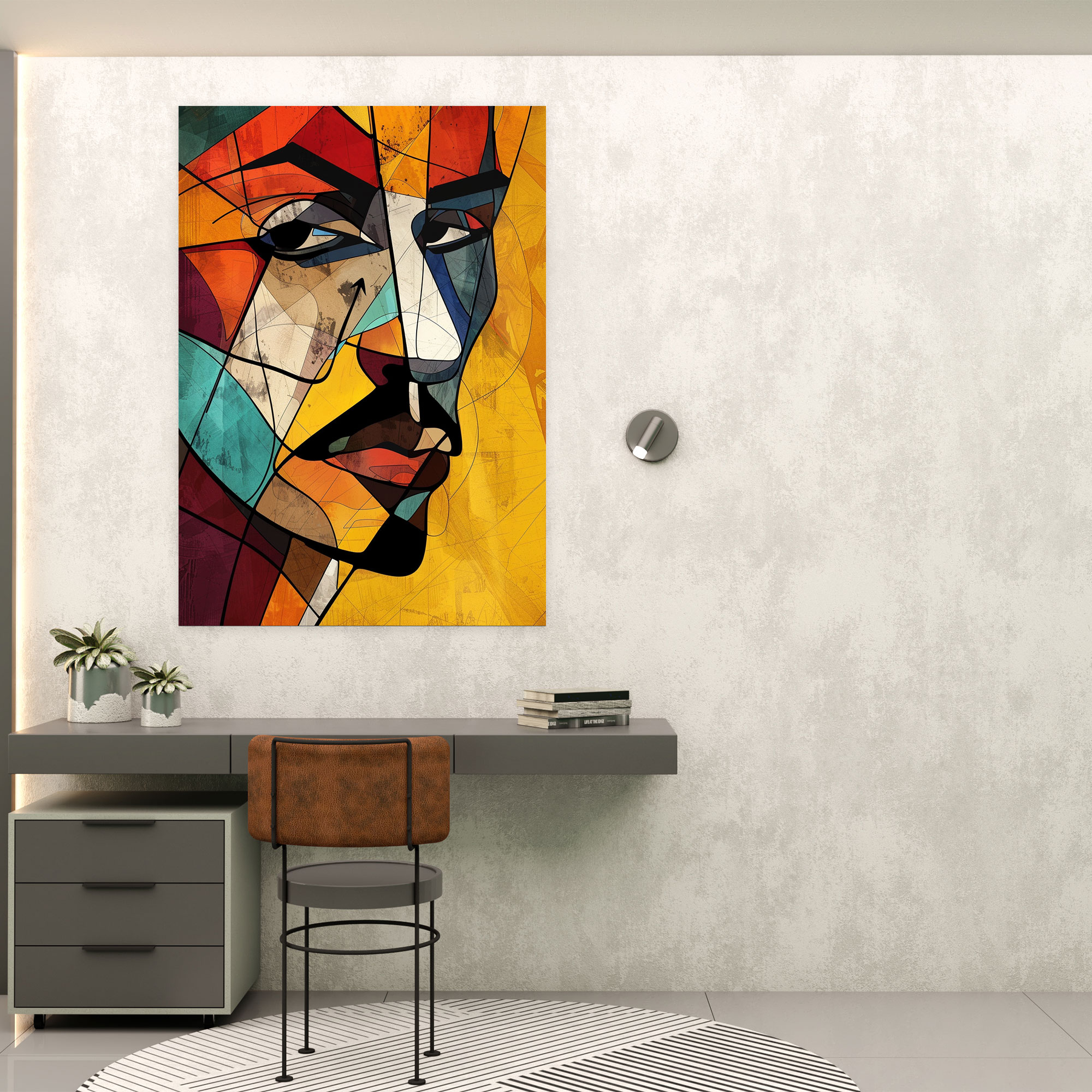 Cubism Fragments Canvas Print - Cubism, Home Decoration, Wall Art, Canvas Print