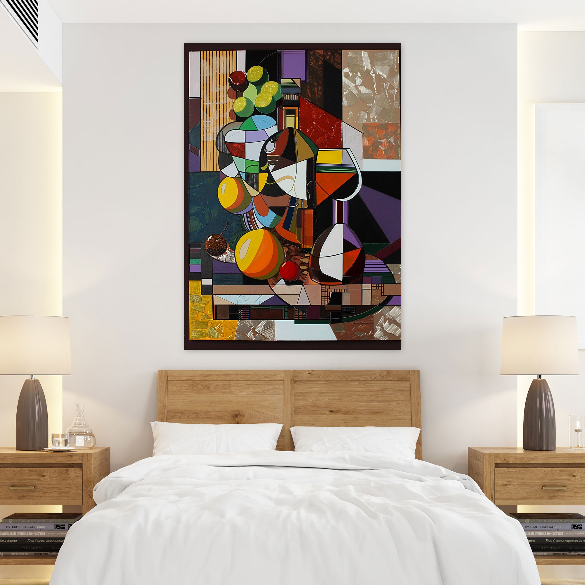 Cubism Patterns Wall Art - Cubism, Canvas, Home Decoration, Wall Decoration