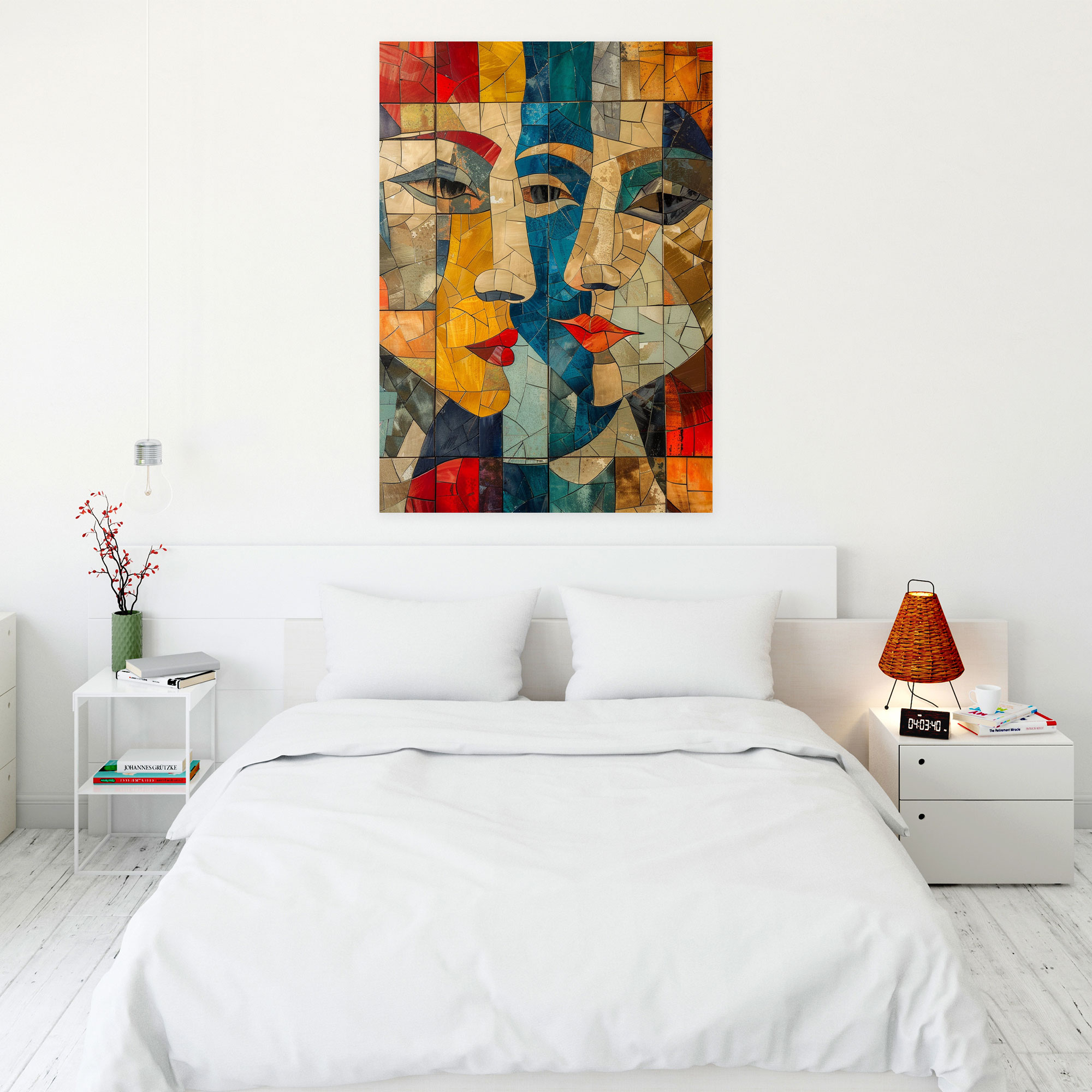 Abstract Faces Cubism Canvas Print - Cubism, Home Decoration, Canvas Print, Cubism