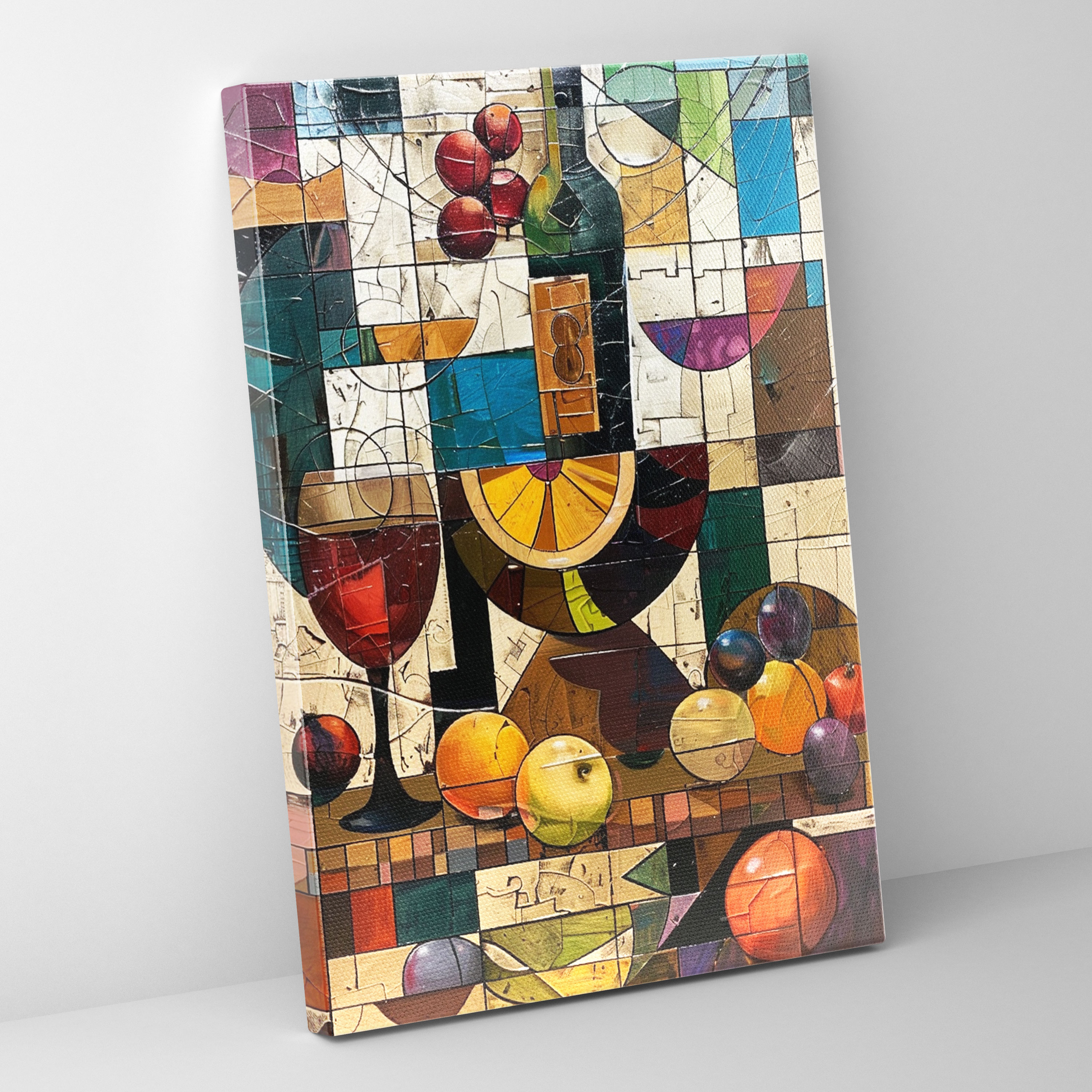 Still Life Cubism Wall Decoration - Cubism, Home Decoration, Cubism, Still Life
