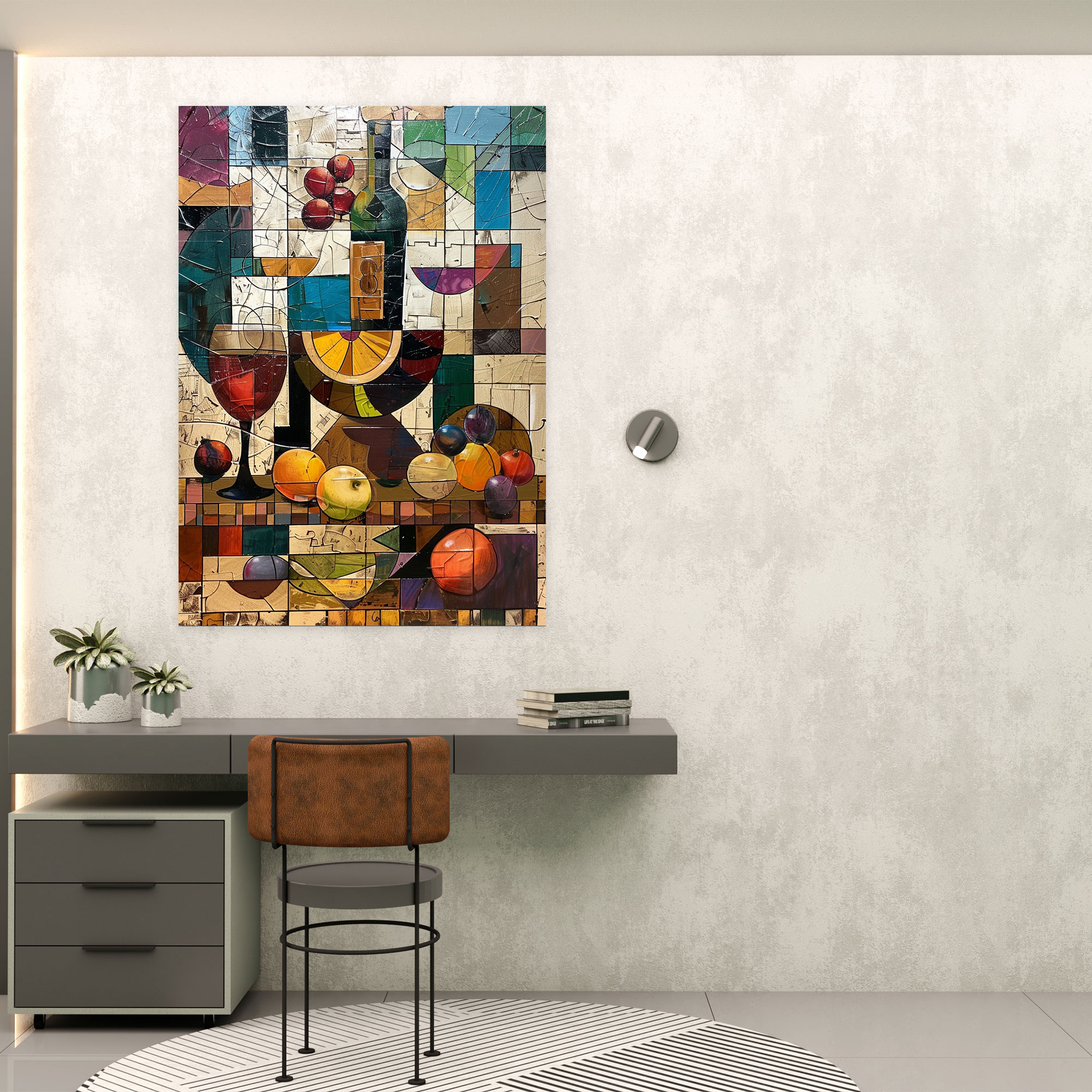 Still Life Cubism Wall Decoration - Cubism, Home Decoration, Cubism, Still Life