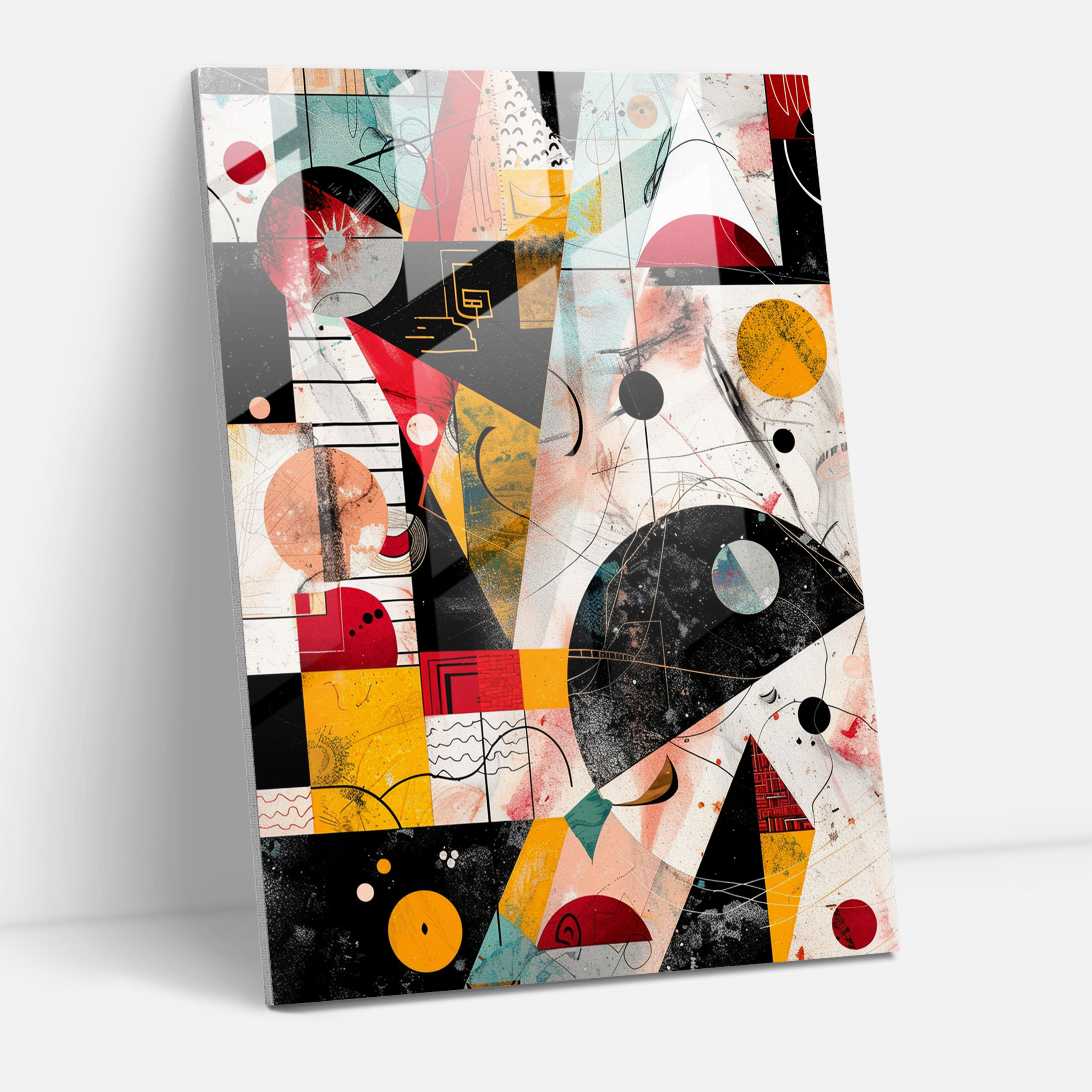 Dadaism Glass Wall Art Home Decoration - Dadaism, Glass Wall Art, Dadaism Art Style, Home Decoration