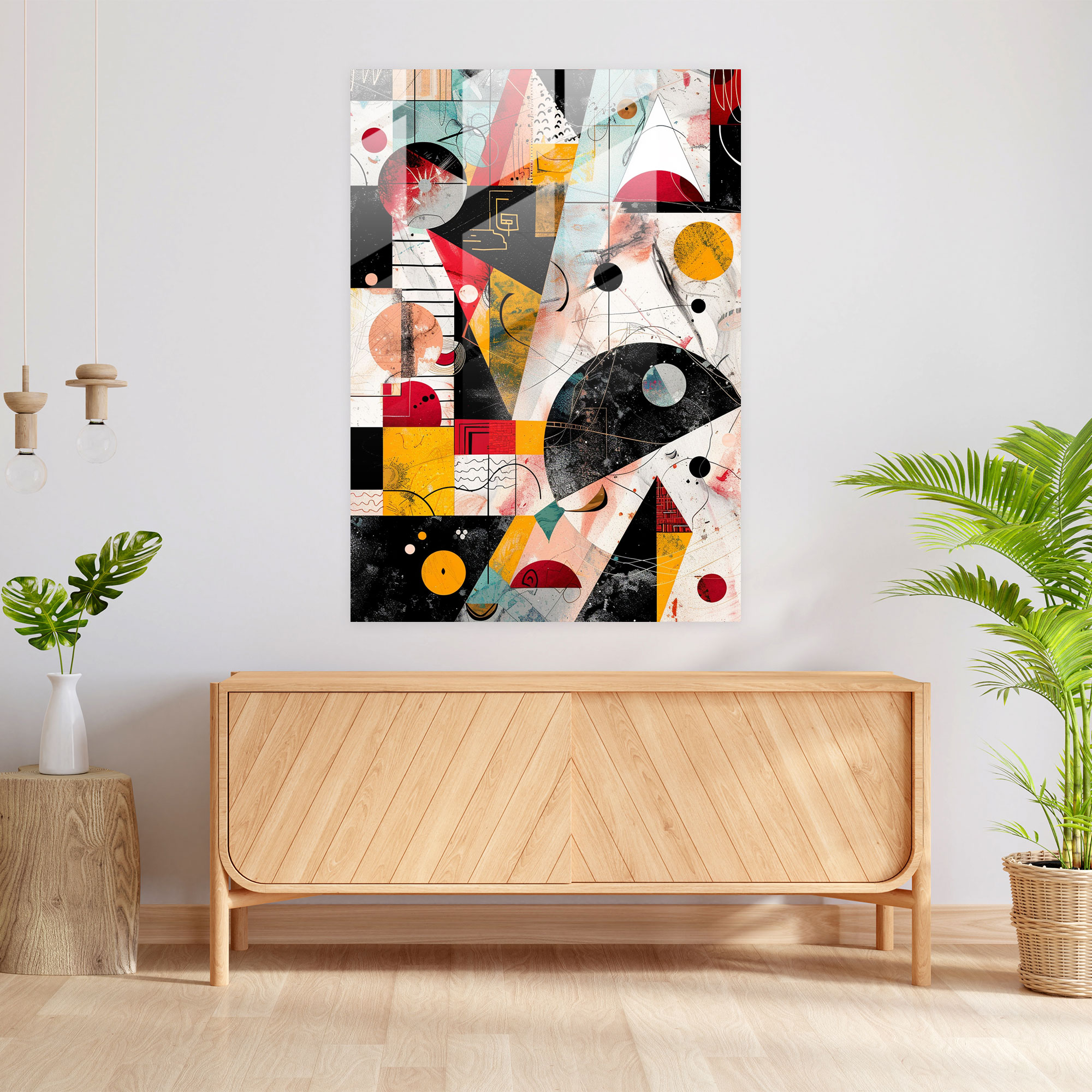 Dadaism Glass Wall Art Home Decoration - Dadaism, Glass Wall Art, Dadaism Art Style, Home Decoration