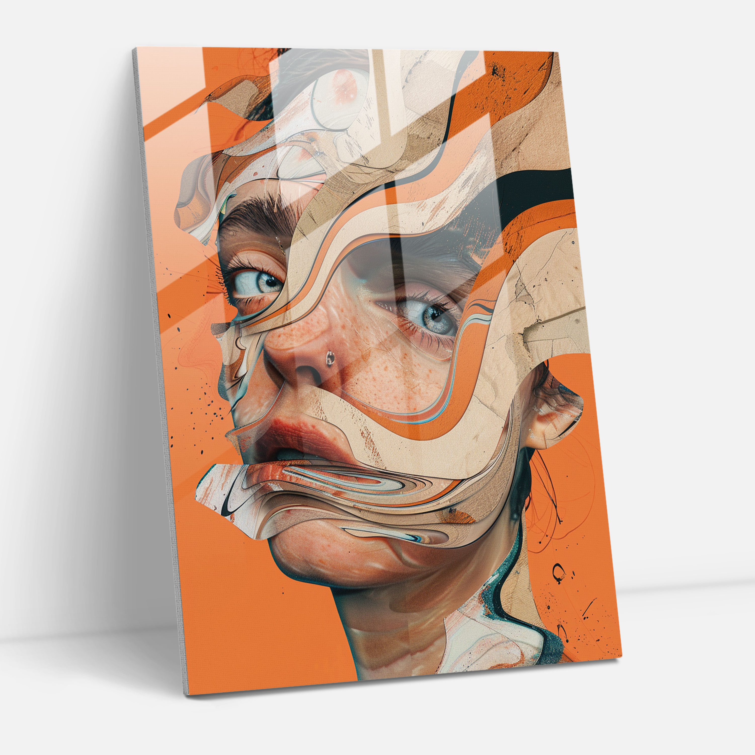 Dadaism Glass Print Wall Decoration - Dadaism, Glass Print, Glass Art, Wall Decoration