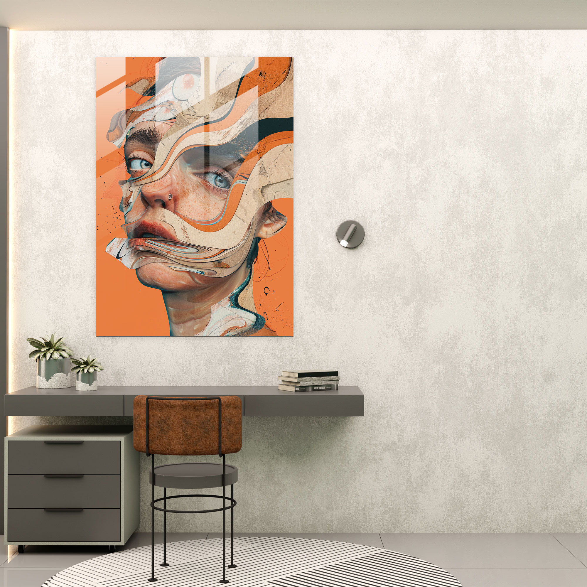Dadaism Glass Print Wall Decoration - Dadaism, Glass Print, Glass Art, Wall Decoration