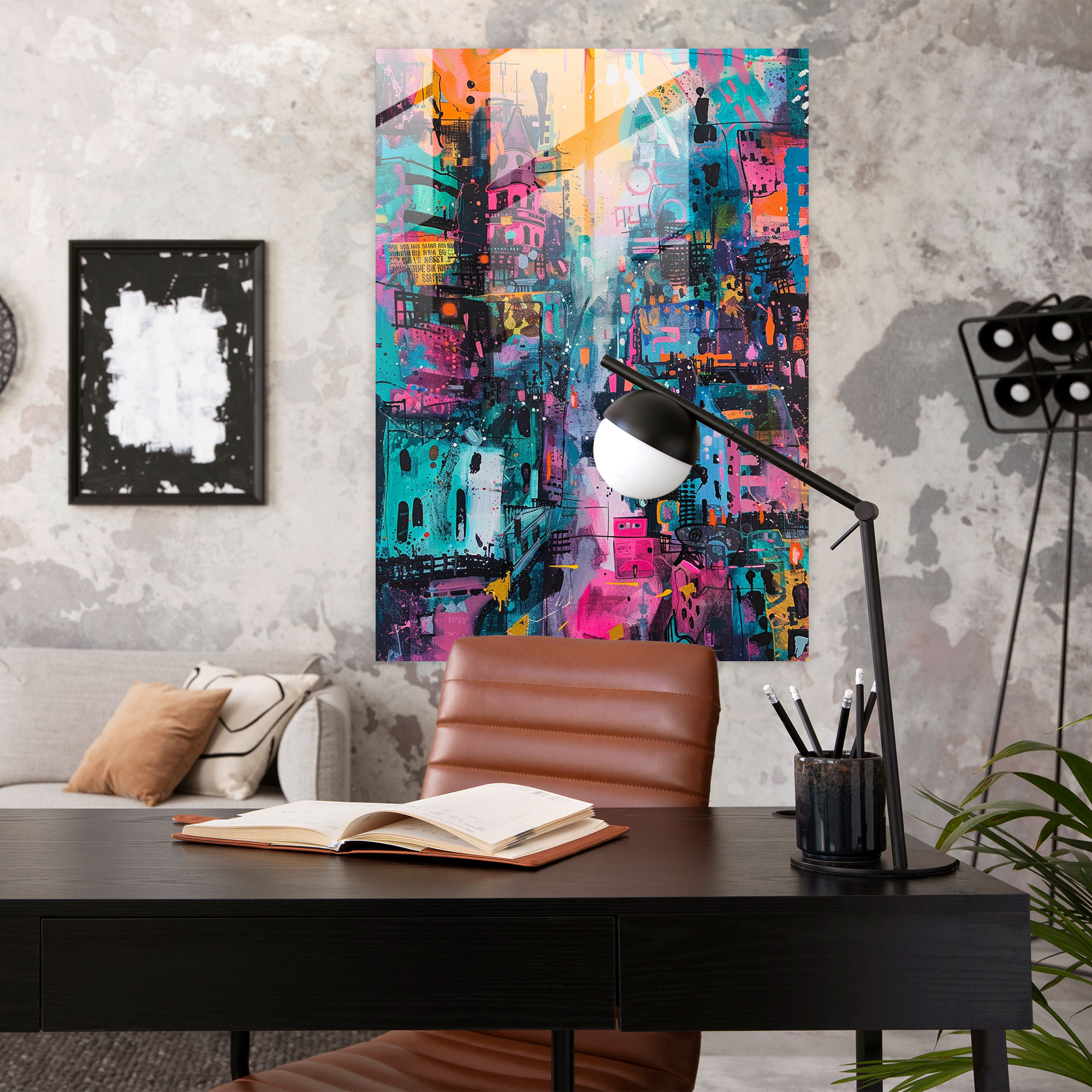Dadaism Glass Wall Art Modern Art - Dadaism, Glass Art, Dadaism Art Style, Modern Art