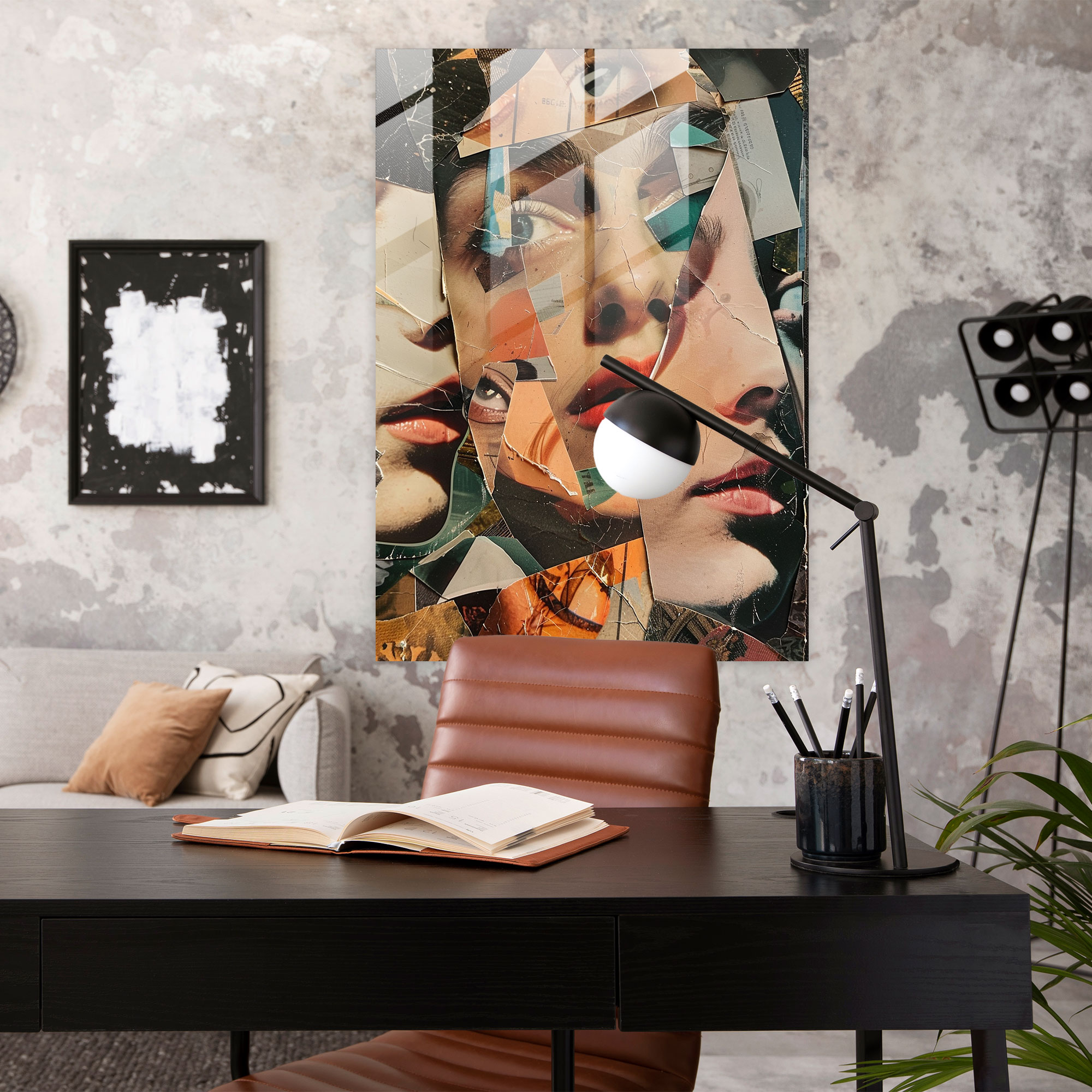 Dadaism Glass Print Modern Art - Dadaism, Dadaism Art Style, Modern Art, Glass Art