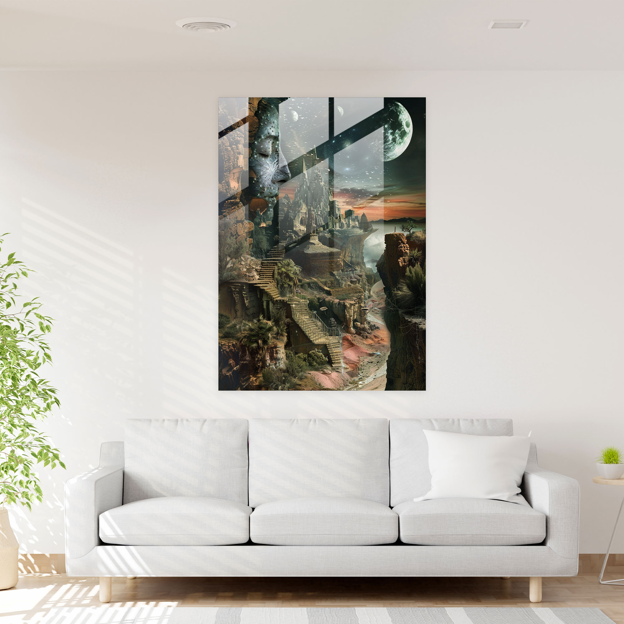 Dadaism Glass Print Home Decoration - Dadaism, Dadaism, Modern Art, Home Decoration