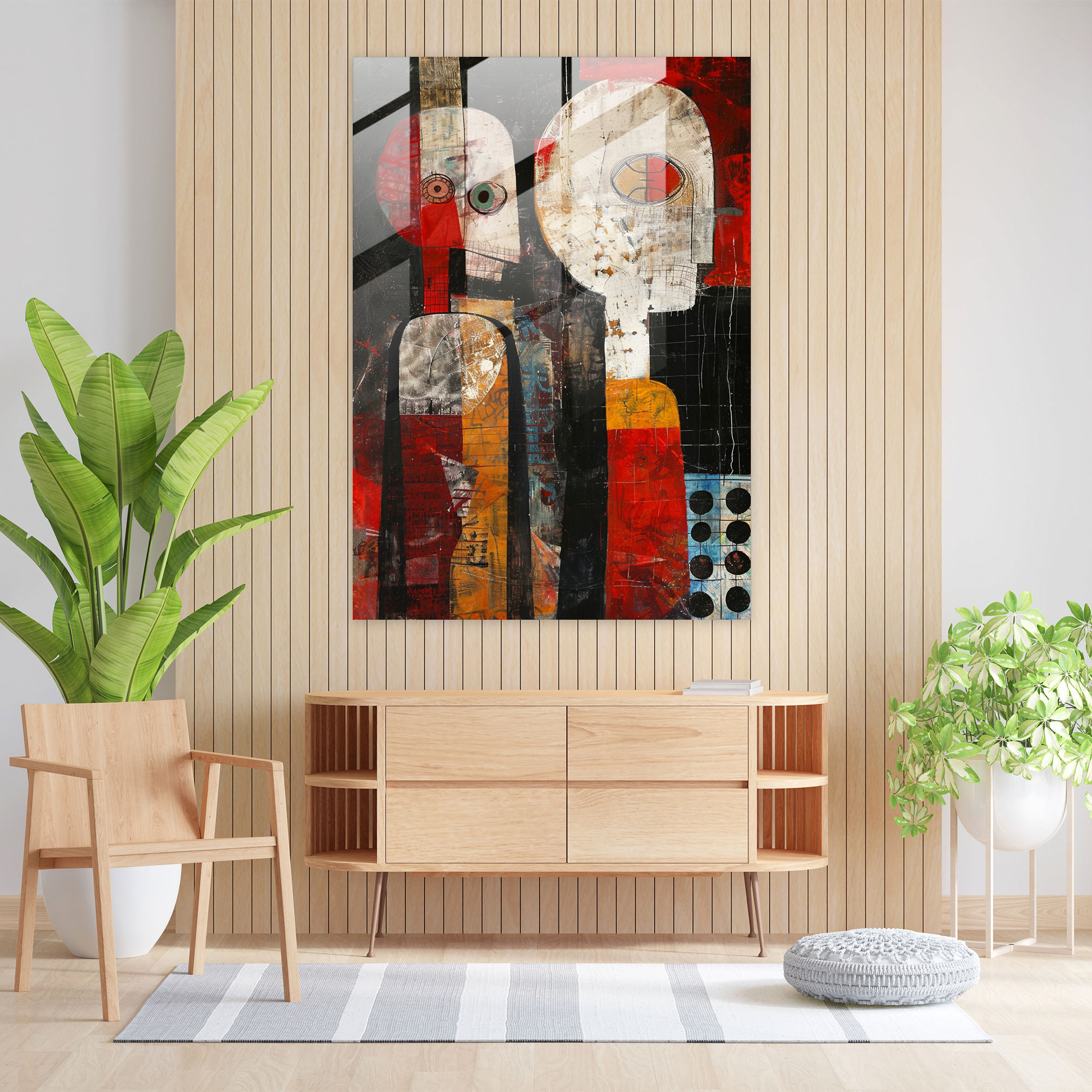 Dadaism Glass Wall Art Home Decoration - Dadaism, Dadaism, Home Decoration, Glass Wall Art