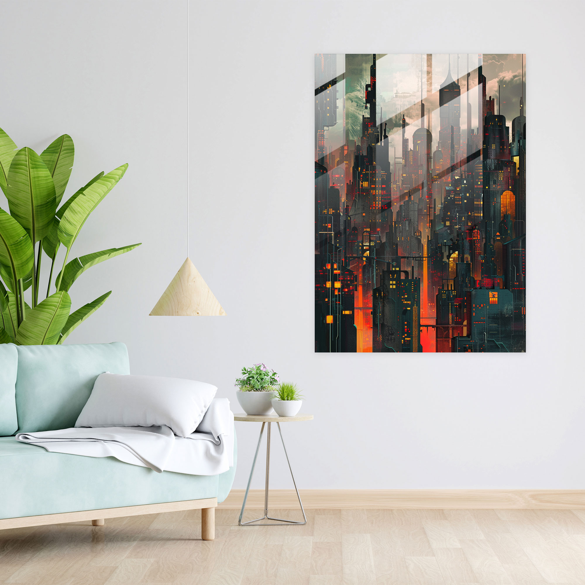 Dadaism Glass Art Wall Decoration - Dadaism, Glass Art, Modern Art, Dadaism
