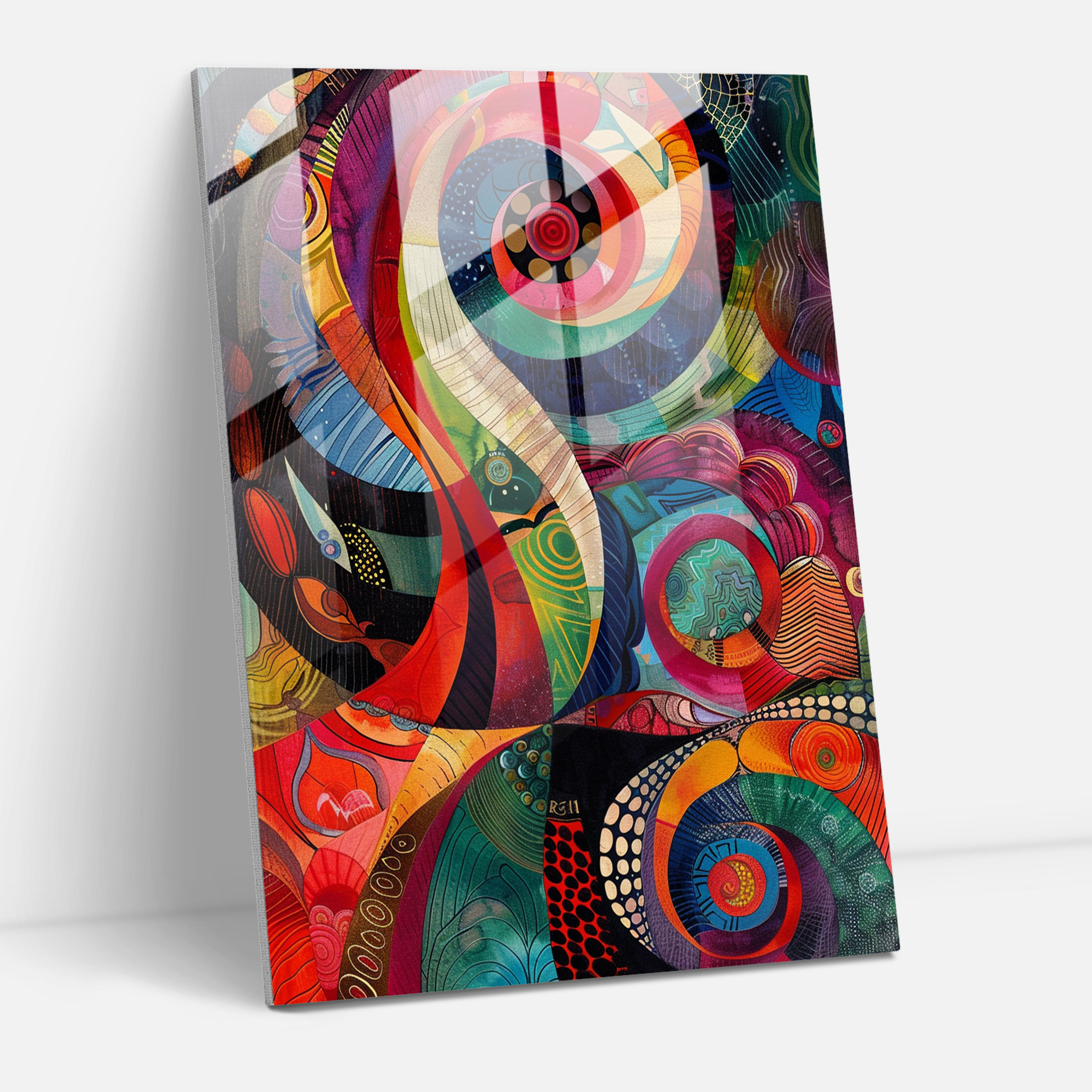 Dadaism Glass Print Wall Decoration - Dadaism, Wall Decoration, Dadaism, Modern Art