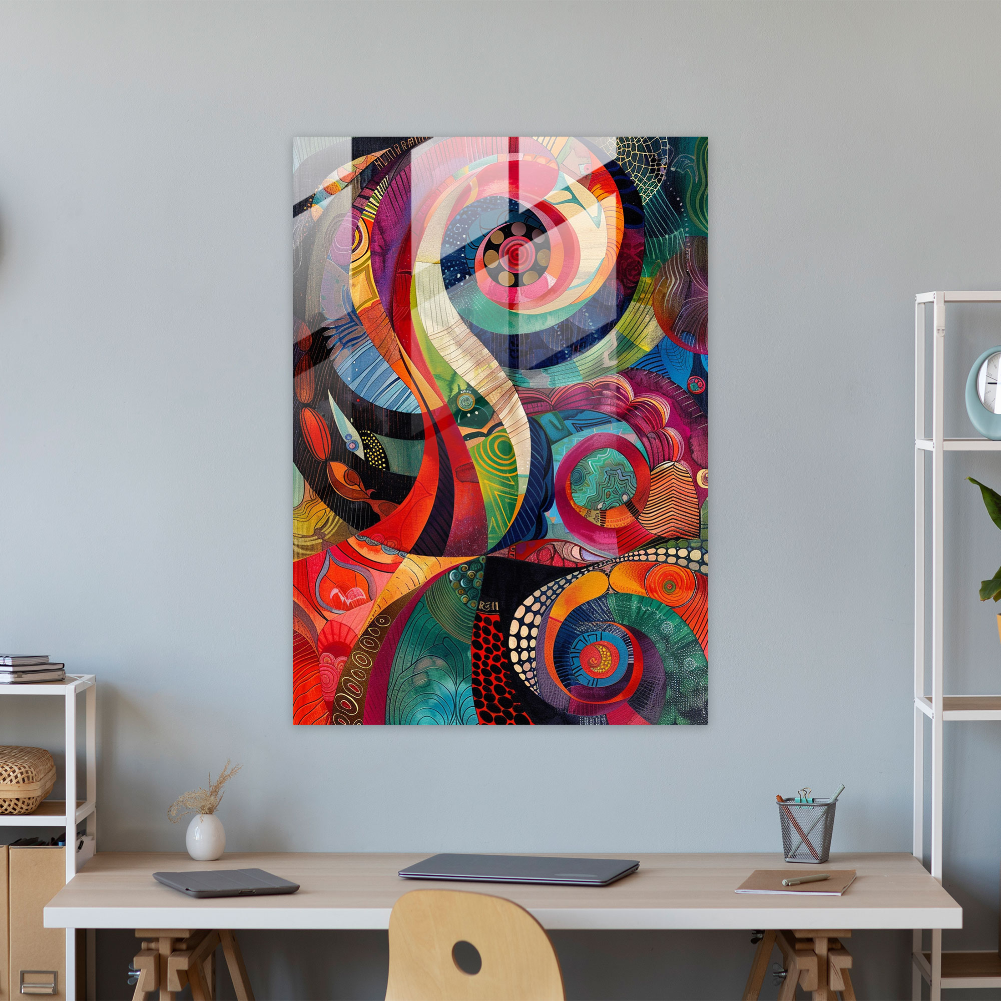 Dadaism Glass Print Wall Decoration - Dadaism, Wall Decoration, Dadaism, Modern Art