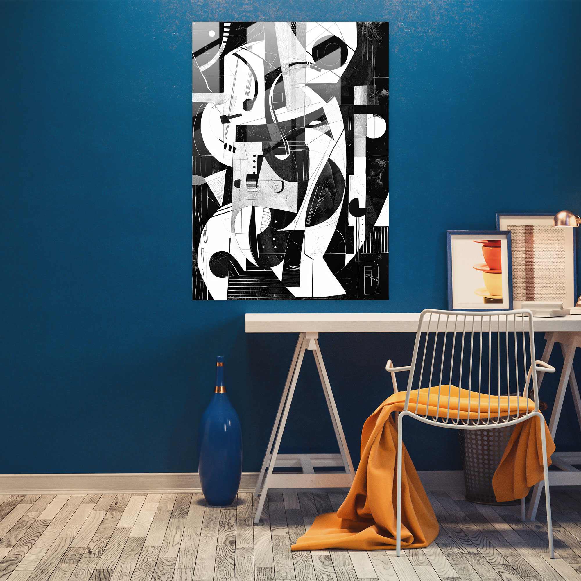 Dadaism Glass Wall Art Modern Art - Dadaism, Dadaism, Glass Wall Art, Modern Art